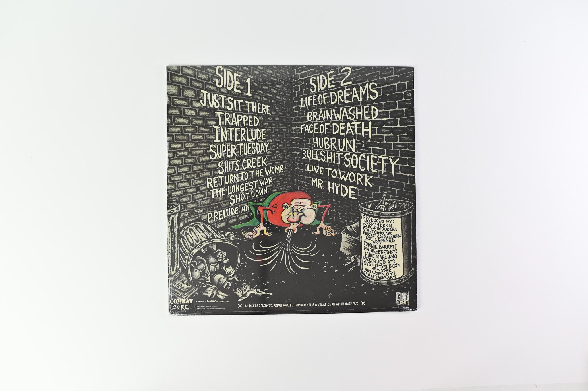 Crumbsuckers - Life Of Dreams on Combat Core / Century Media - Orange Vinyl Sealed