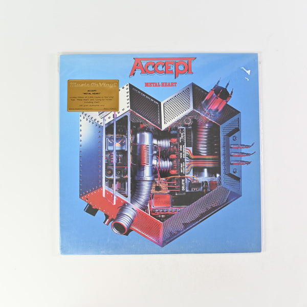 Accept - Metal Heart on Muysic on Vinyl Red Vinyl Numbered Reissue