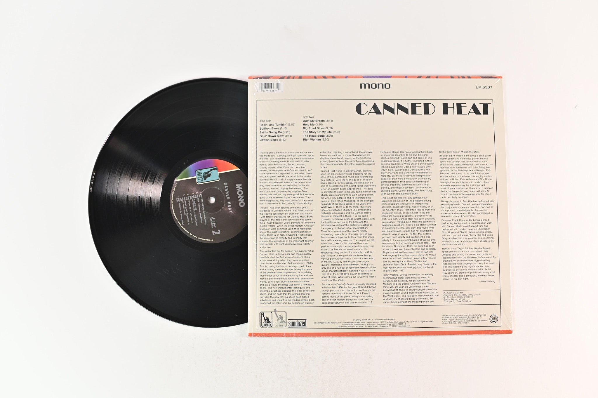 Canned Heat - Canned Heat on Sundazed Music - Mono Reissue