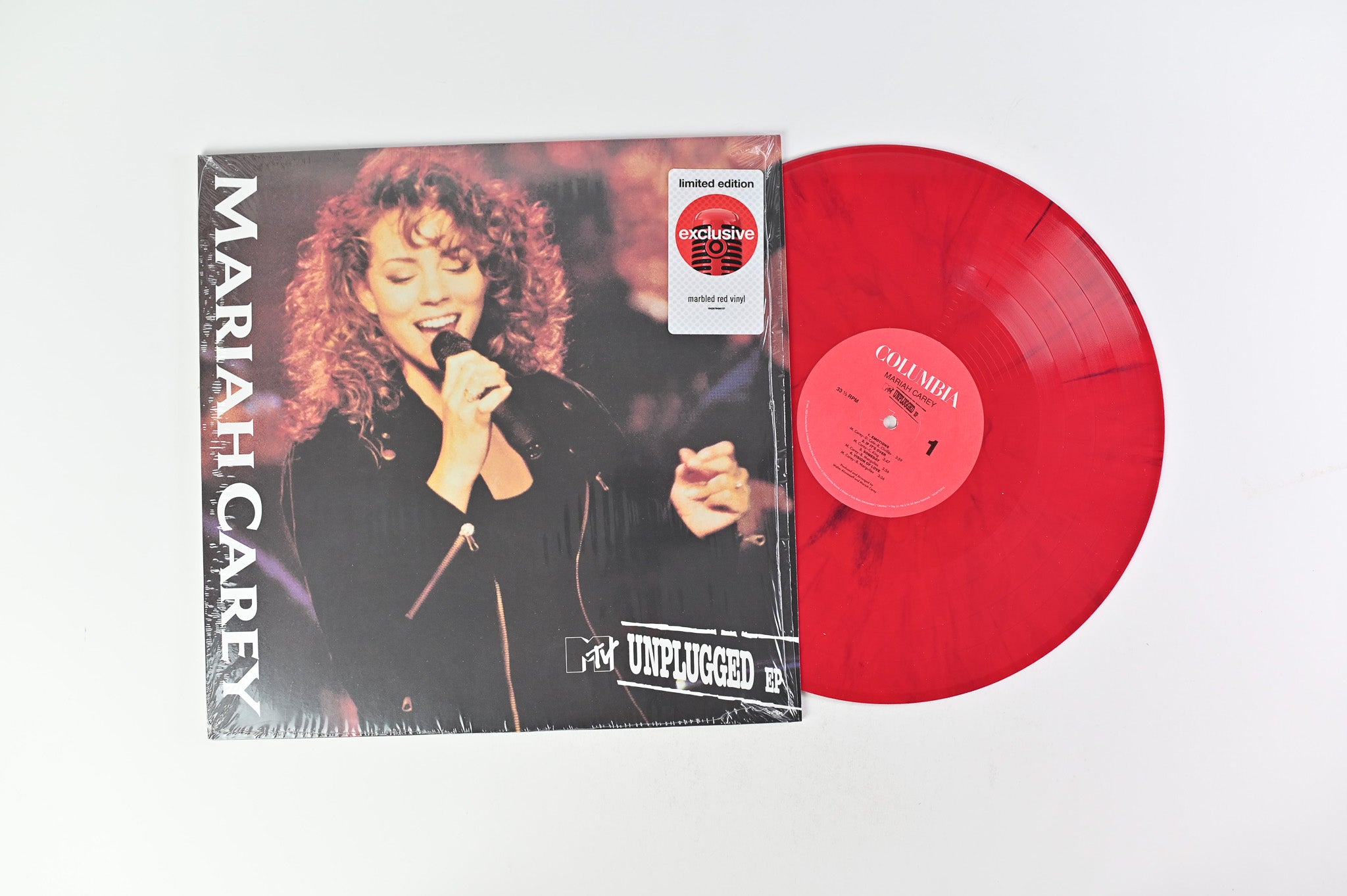 Mariah Carey - MTV Unplugged EP on Columbia Legacy Marbled Red Vinyl Reissue