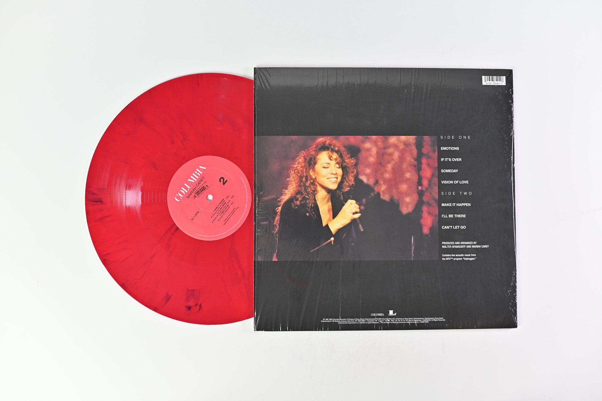 Mariah Carey - MTV Unplugged EP on Columbia Legacy Marbled Red Vinyl Reissue