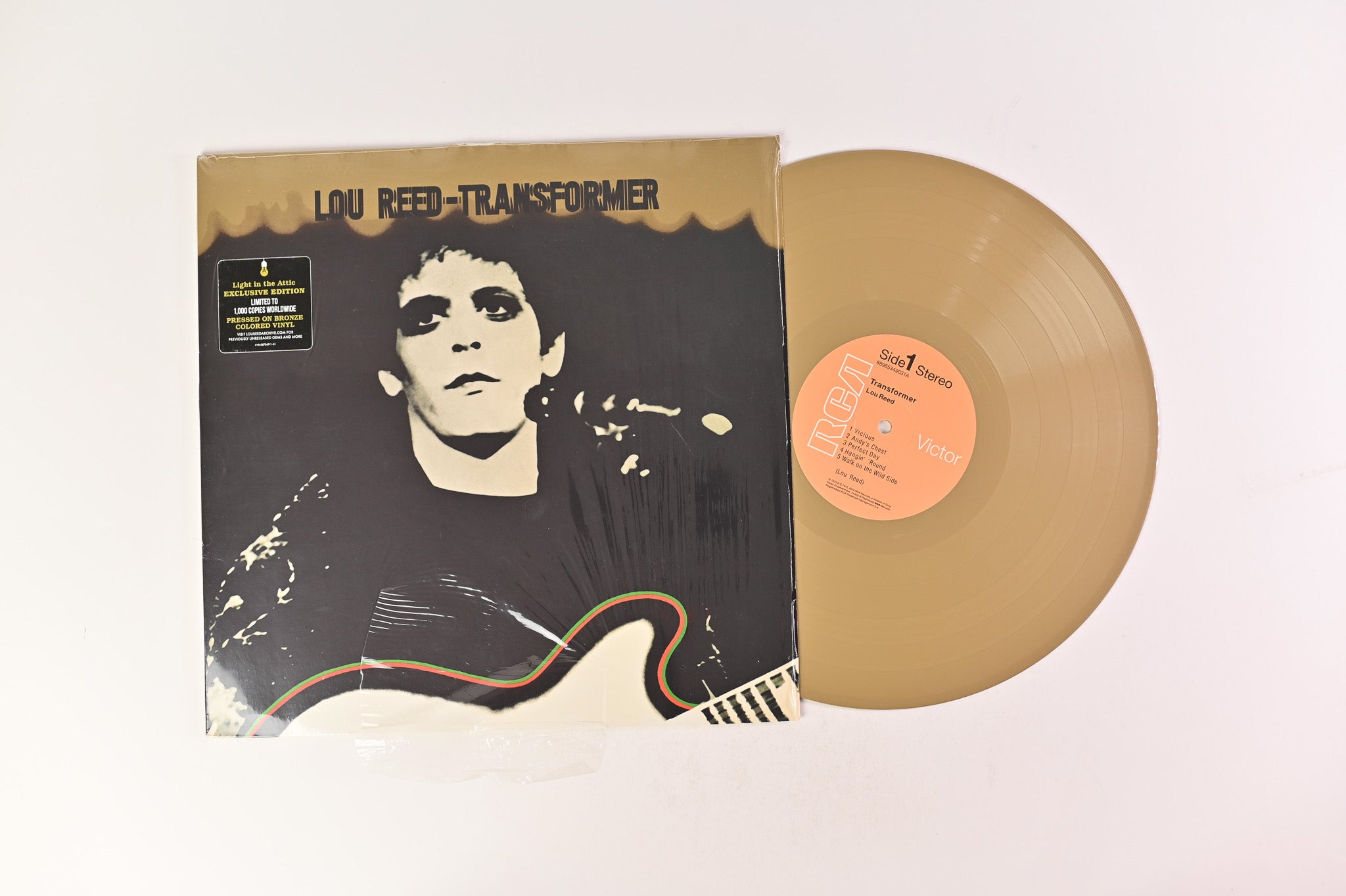 Lou Reed - Transformer on RCA Light in the Arric Ltd Bronze Vinyl Reissue