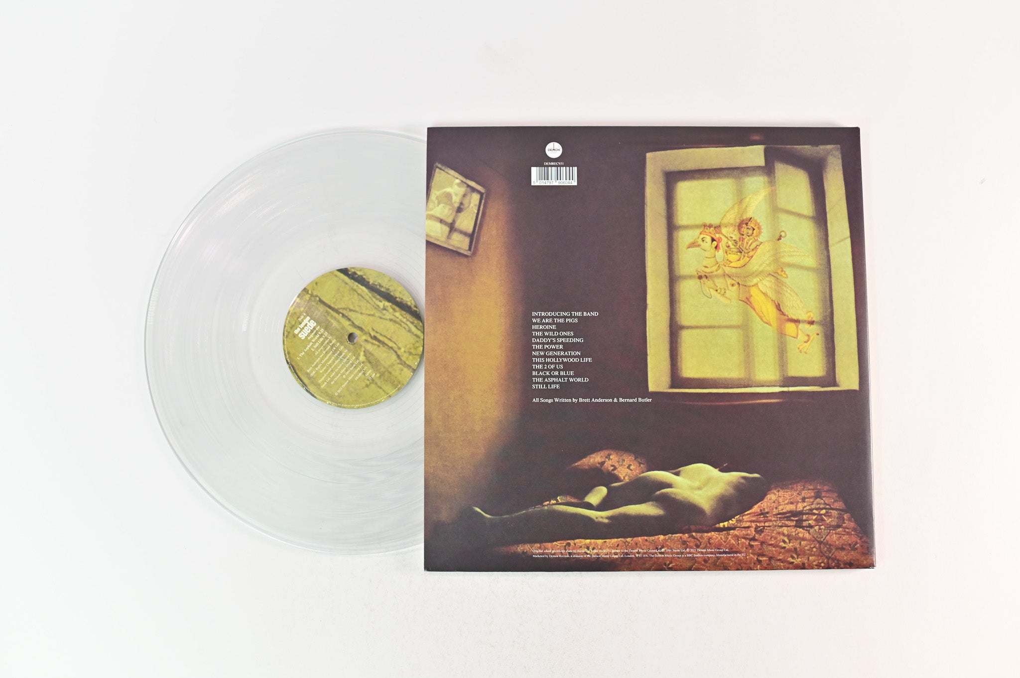 Suede - Dog Man Star on Demon Records - Clear Vinyl