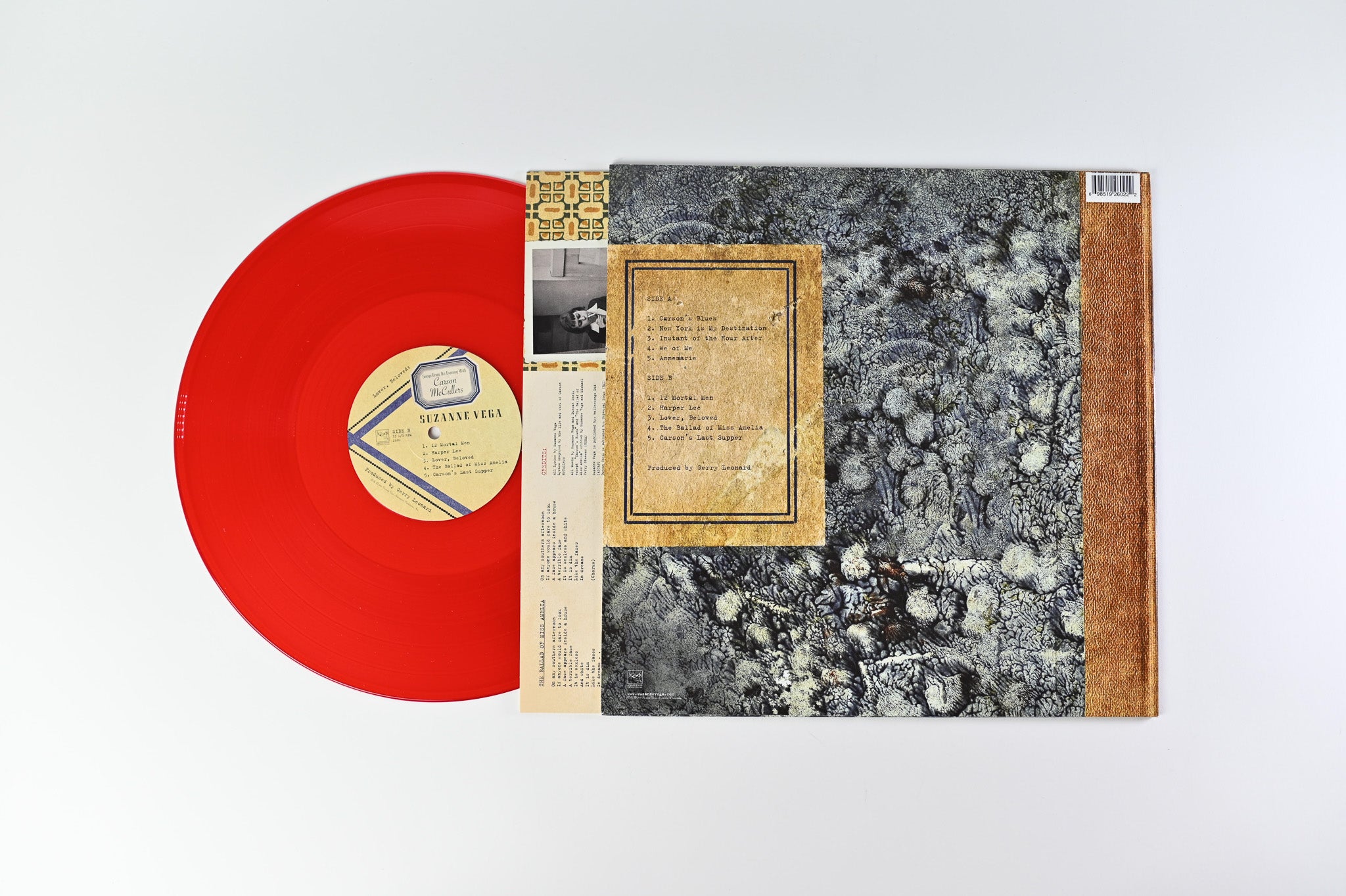 Suzanne Vega - Lover, Beloved: Songs From An Evening With Carson McCullers on Amanuensis Productions - Red Vinyl