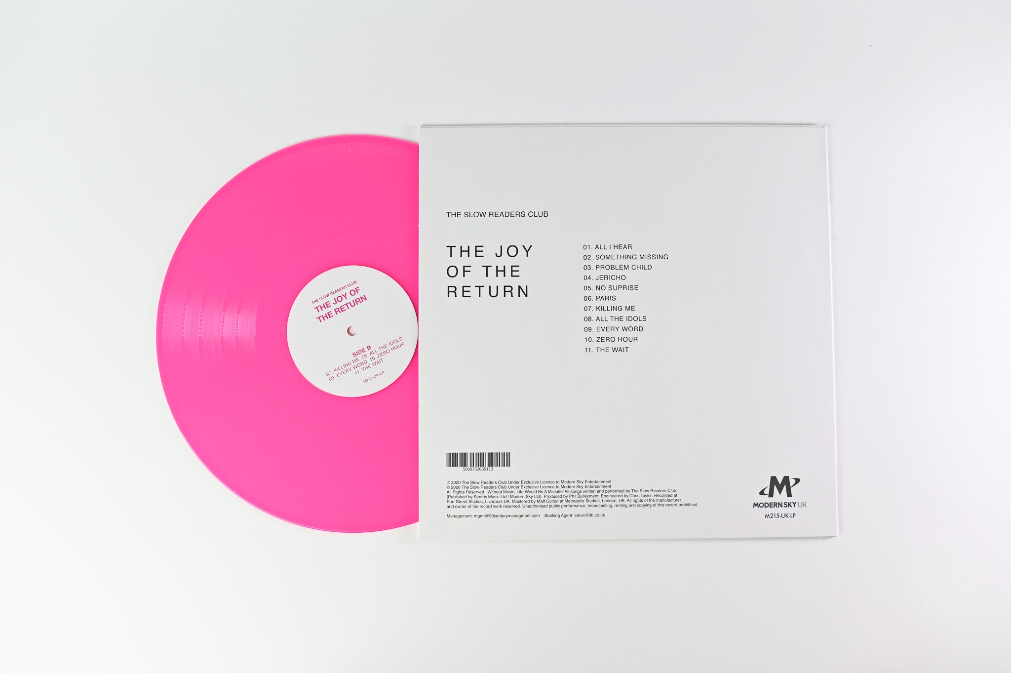 The Slow Readers Club - The Joy Of The Return on Modern Sky UK - Magenta Vinyl