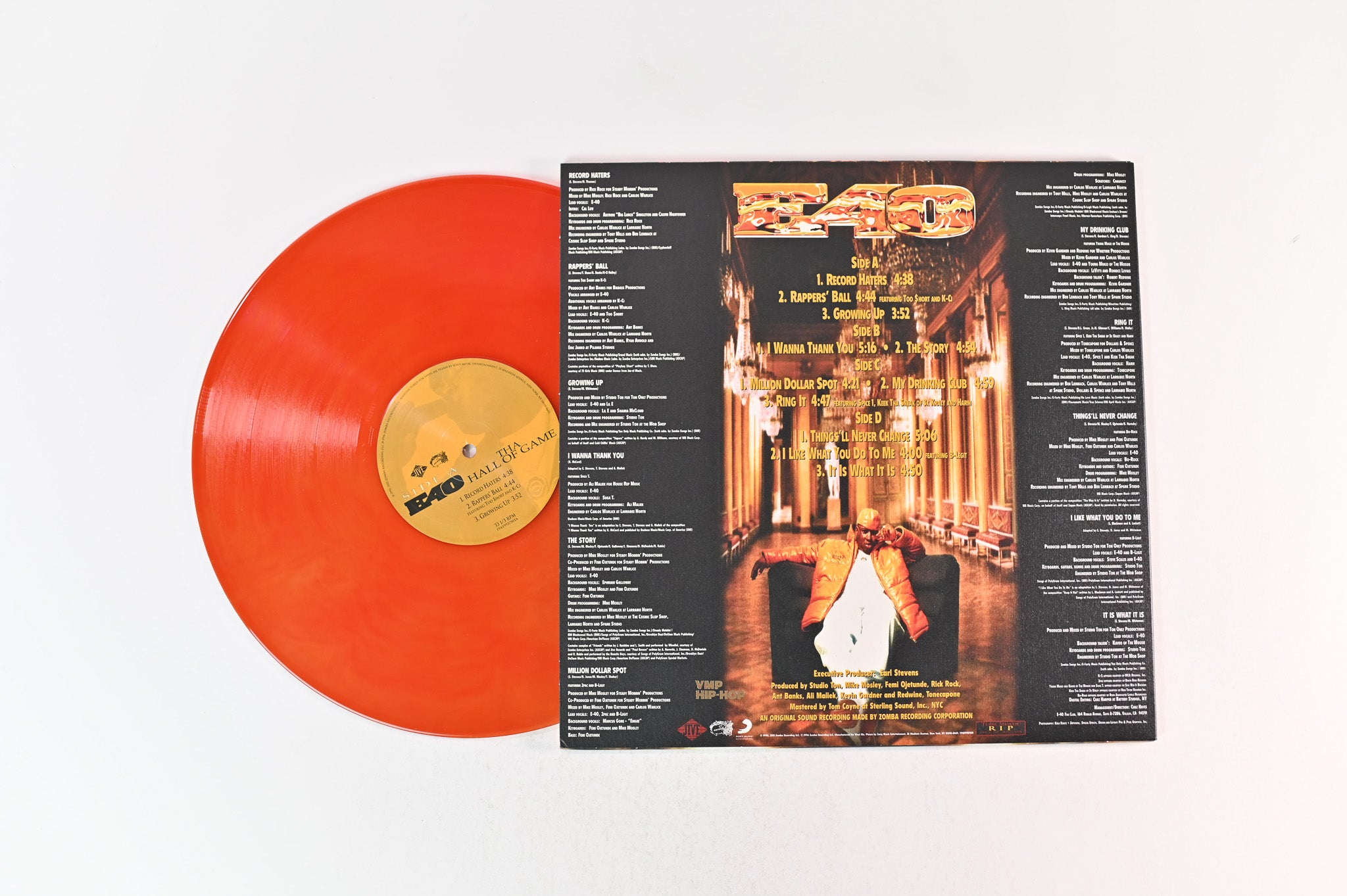 E-40 - Tha Hall Of Game on Jive / Sony / Vinyl Me, Please - Red Vinyl