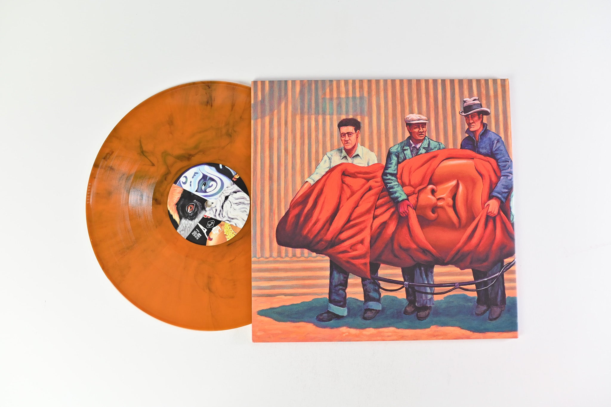 The Mars Volta - Amputechture on Vinyl Me Please Ltd Numbered Blue / Orange Marble Reissue