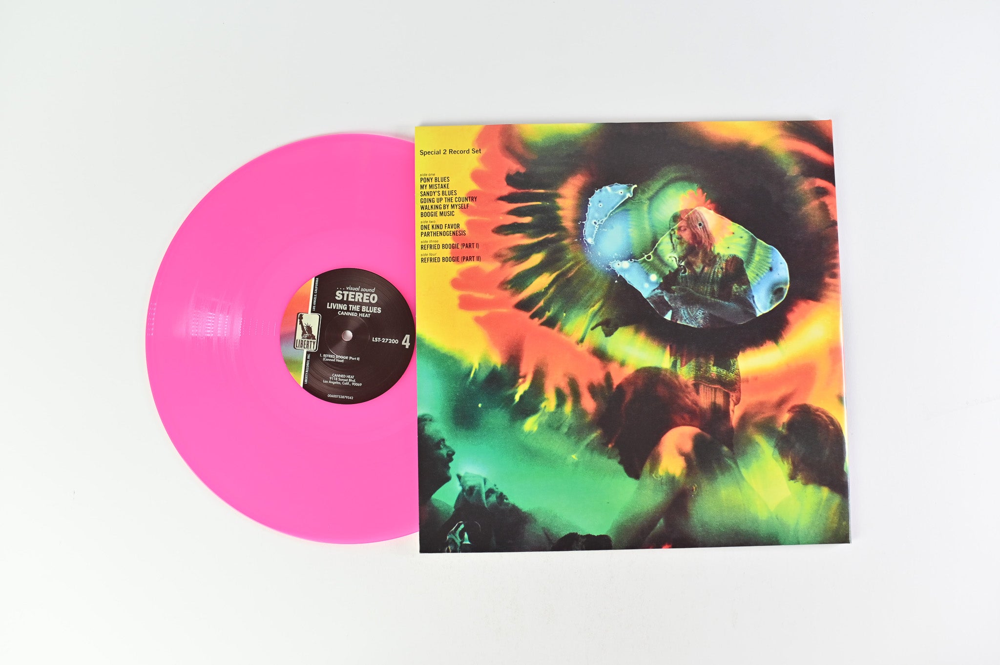 Canned Heat - Living The Blues on Lmlr RSD 2021 Yellow / Pink Vinyl Reissue