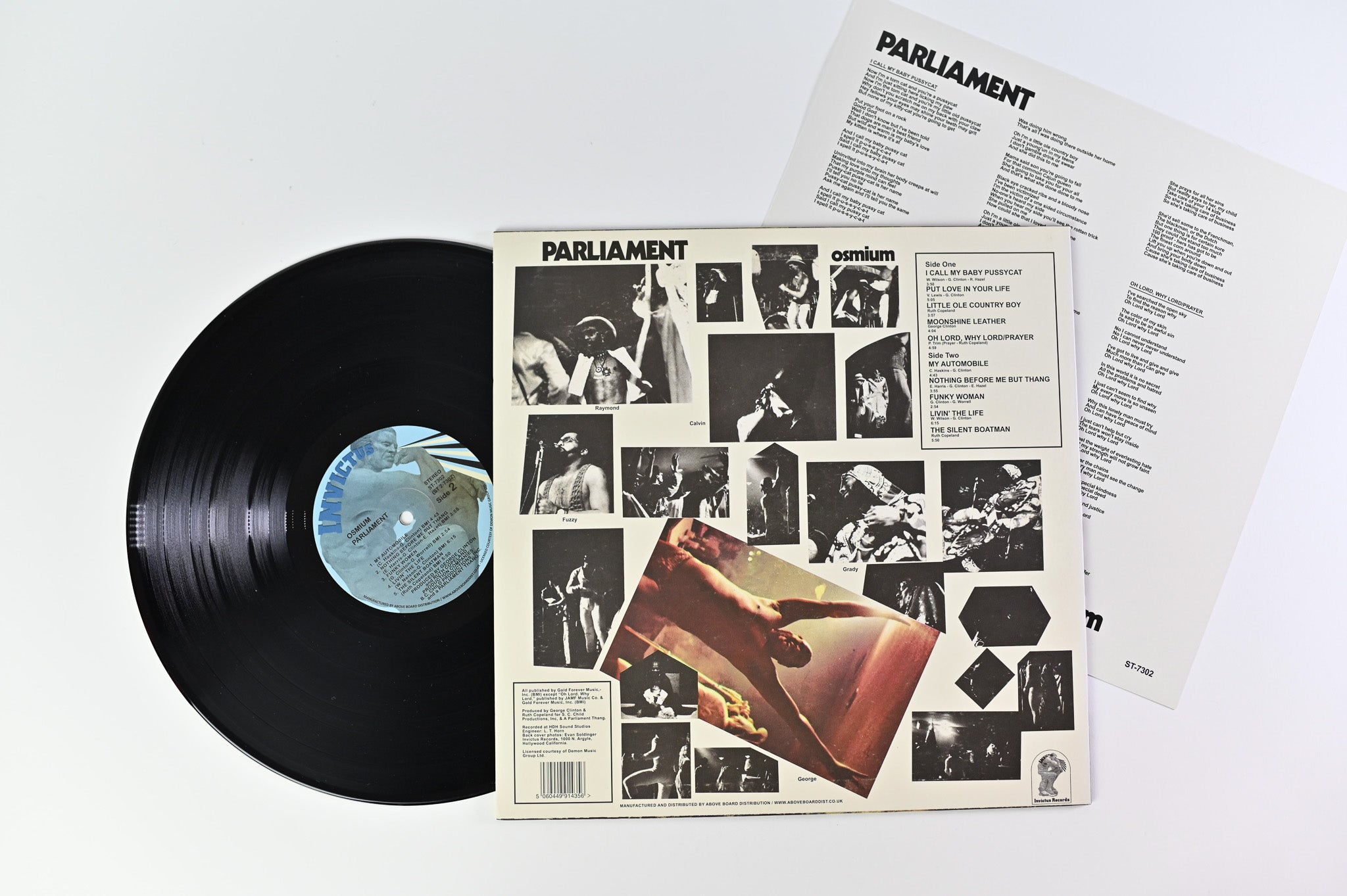 Parliament - Osmium on Invictus - UK pressing