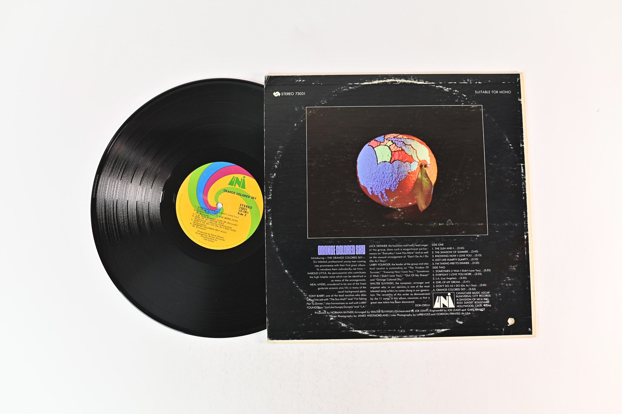 Orange Colored Sky - Orange Colored Sky on Uni Records