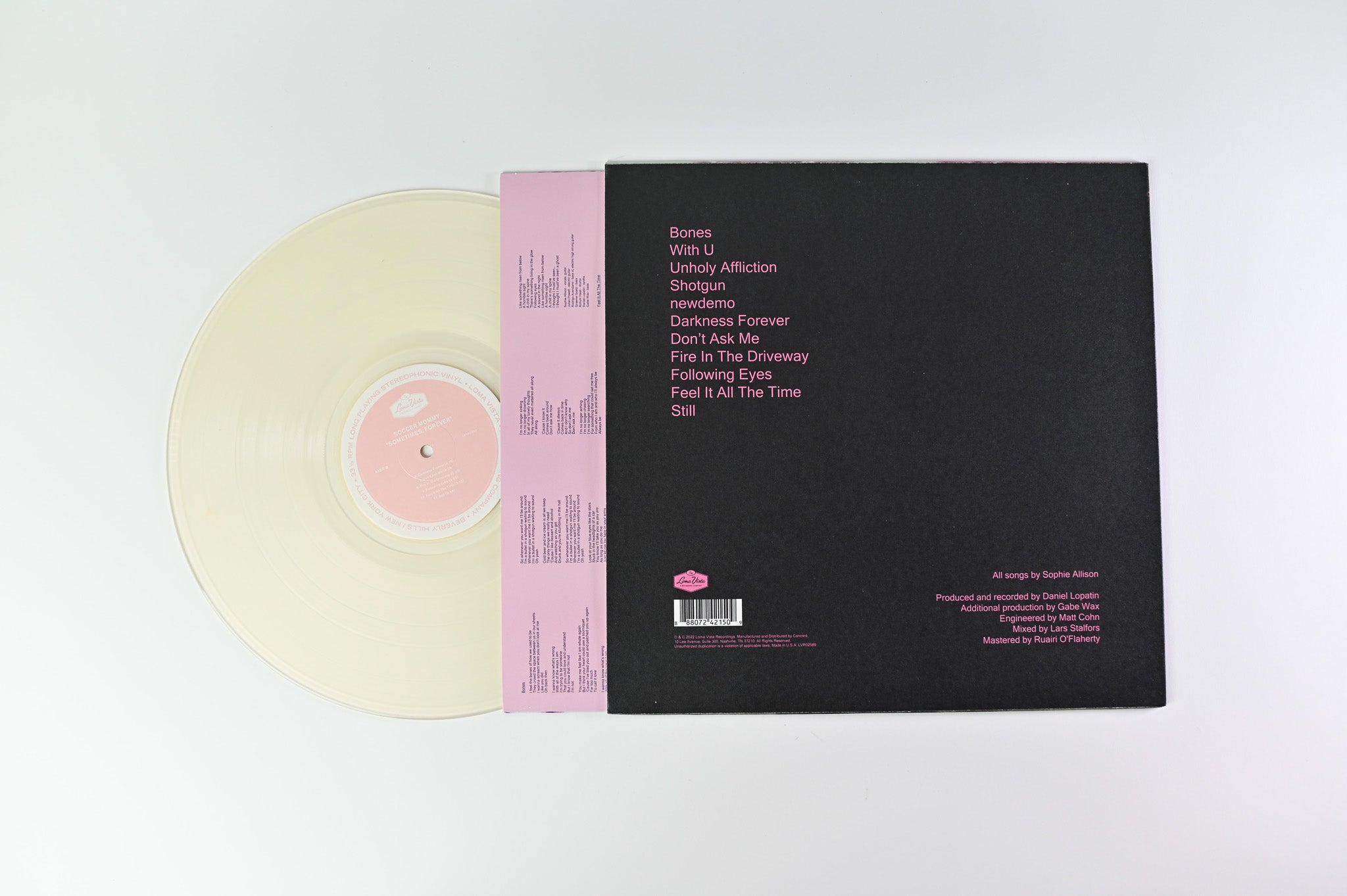 Soccer Mommy - Sometimes, Forever on Loma Vista - Milky Clear Vinyl