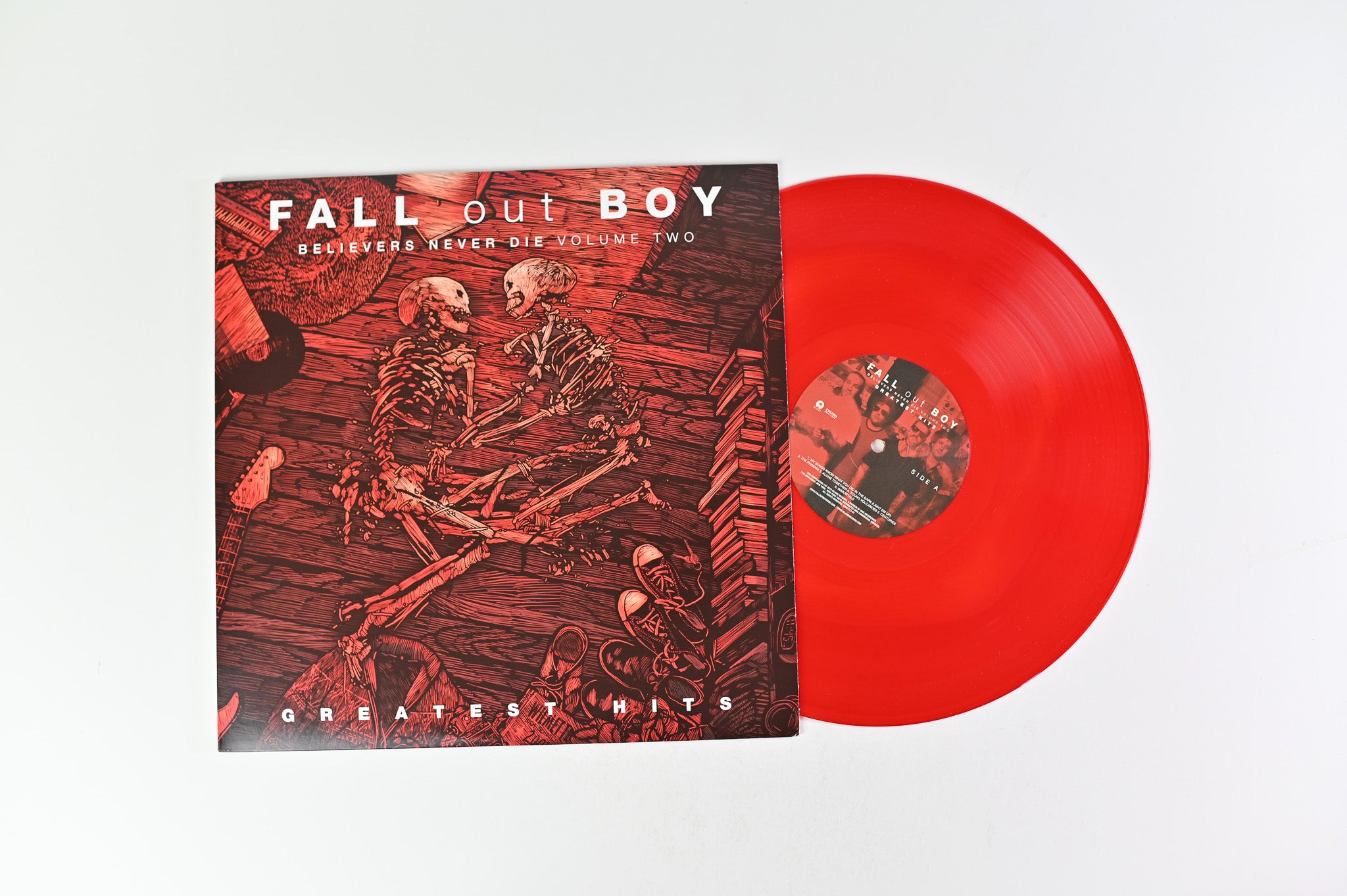 Fall Out Boy - Believers Never Die (Volume 2) on Island Records Red/White Blob Vinyl