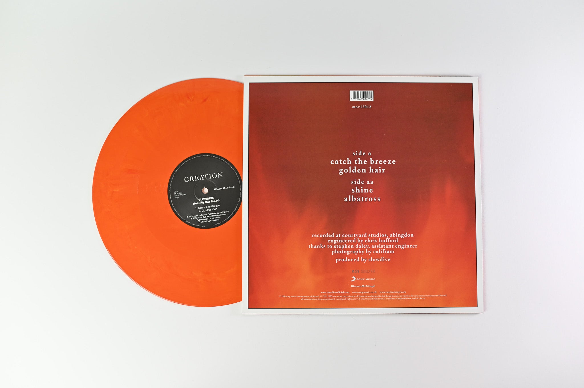 Slowdive - Holding Our Breath on Music On Vinyl - Orange Vinyl