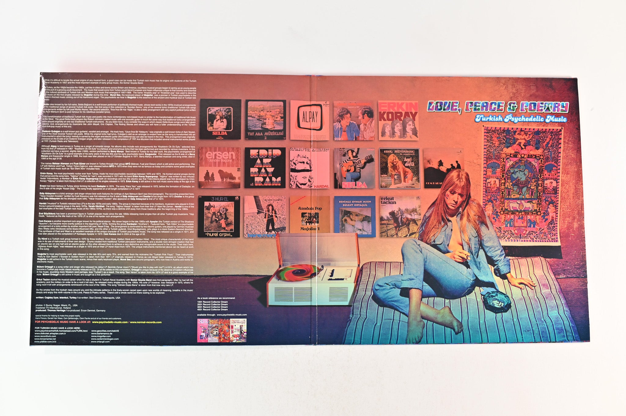 Various - Love, Peace & Poetry - Turkish Psychedelic Music on Q.D.K.