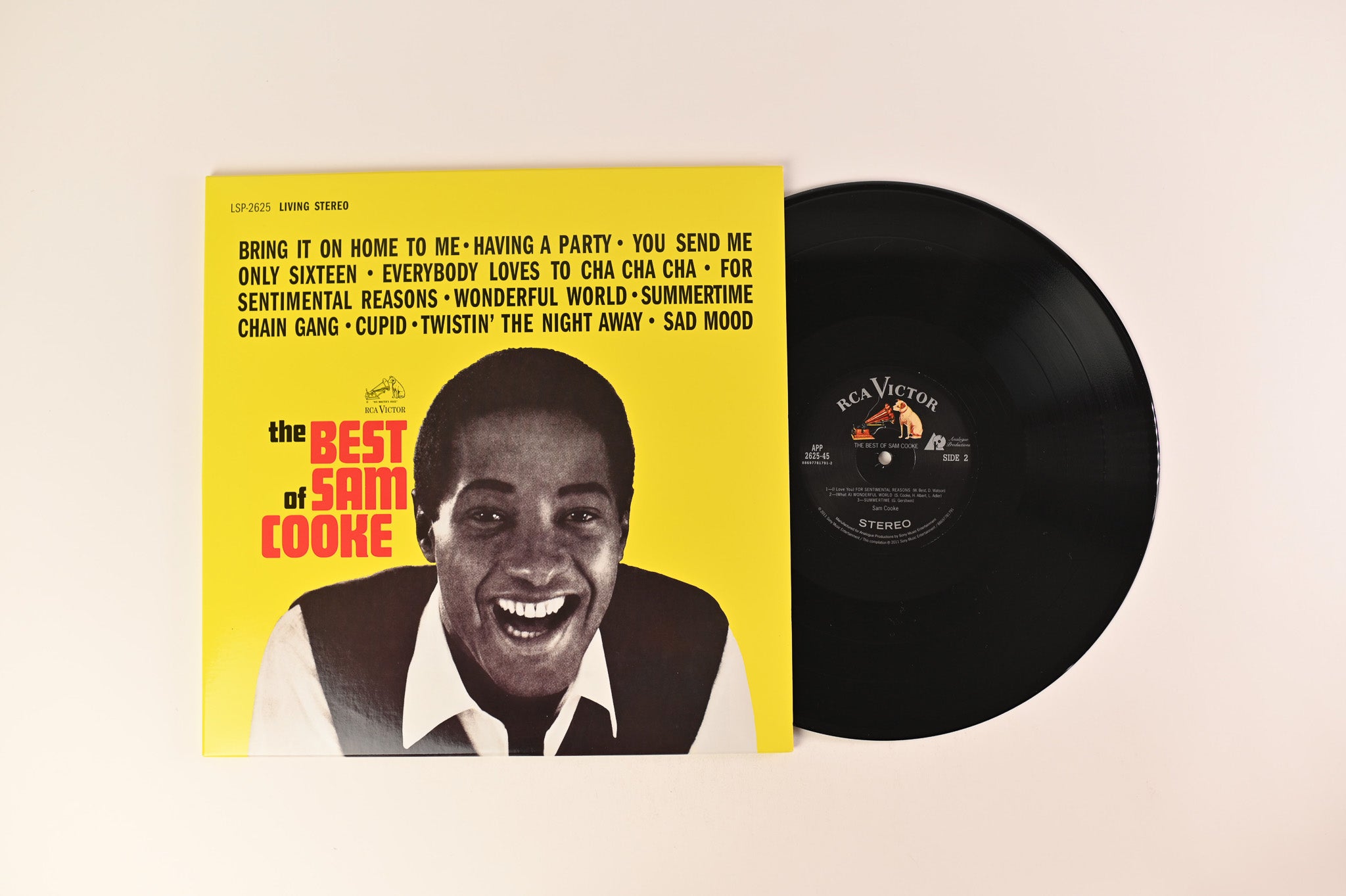 Sam Cooke - The Best Of Sam Cooke on RCA Analogue Productions 45 RPM Reissue
