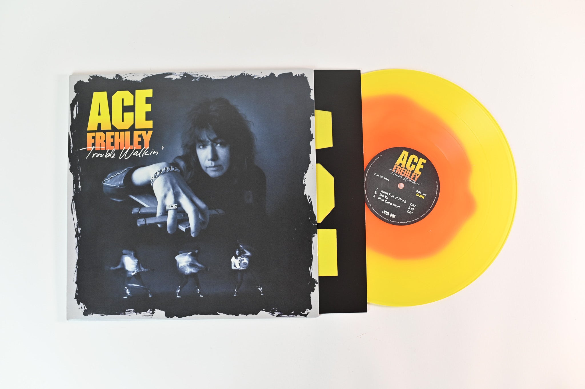 Ace Frehley - Trouble Walkin’ on eOne/Atlantic RSD Reissue Yellow/Orange Vinyl