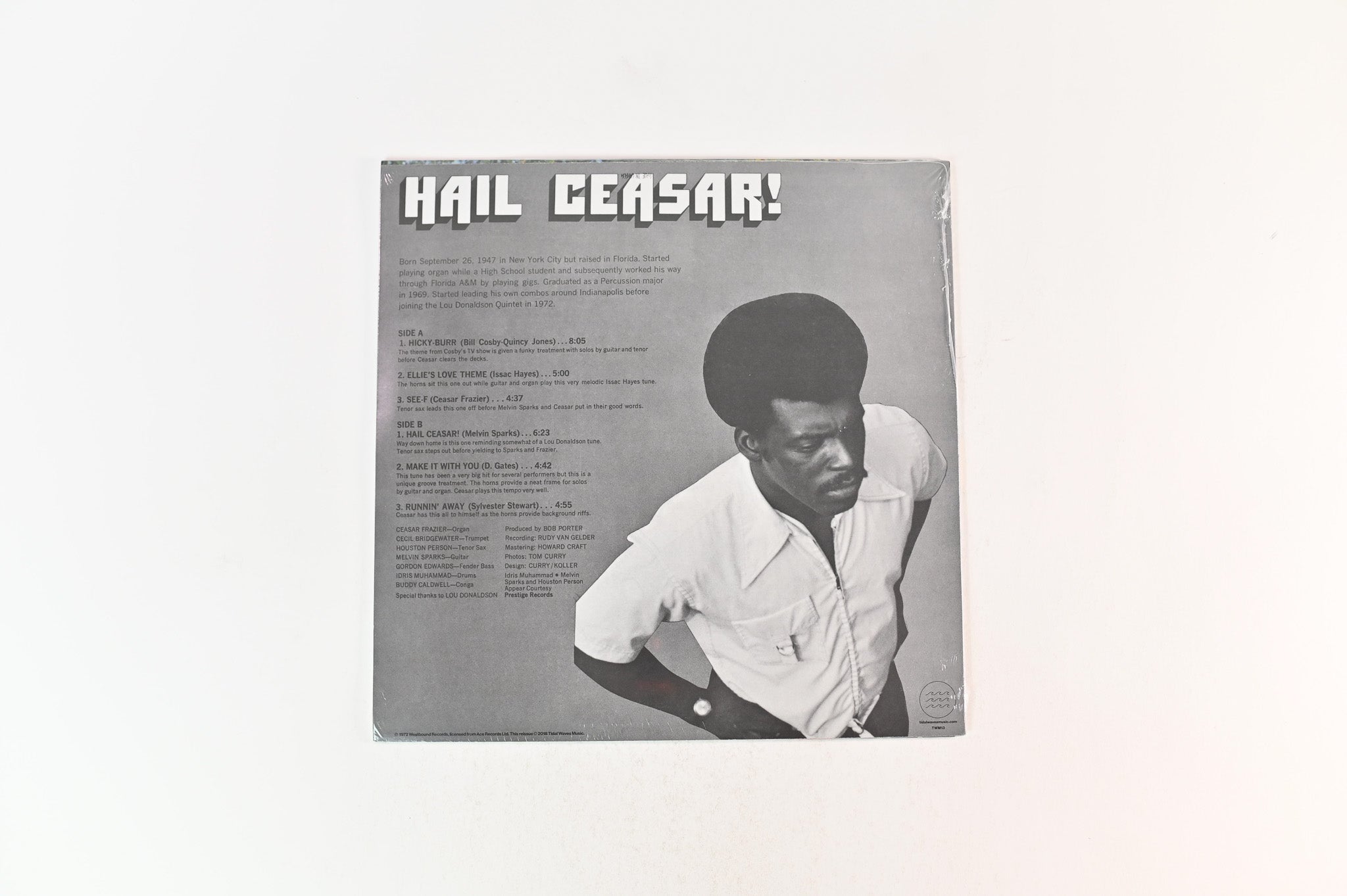 Caesar Frazier - Hail Ceasar! on Tidal Waves Ltd Sky Blue Vinyl Reissue Sealed
