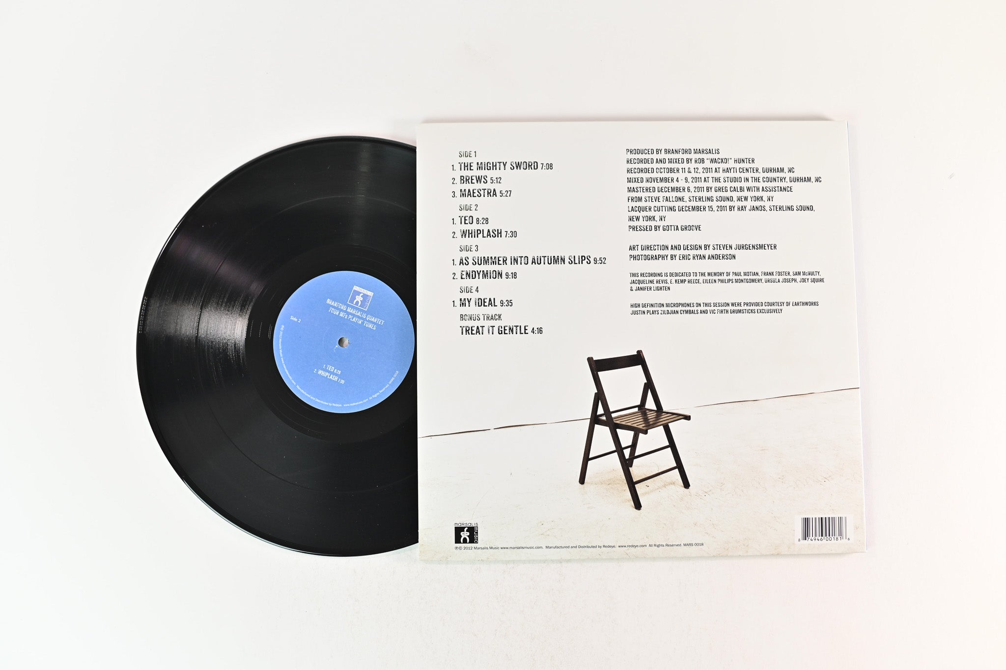 Branford Marsalis Quartet - Four MFs Playin' Tunes on Marsalis Music RSD 2012 Ltd 180 Gram