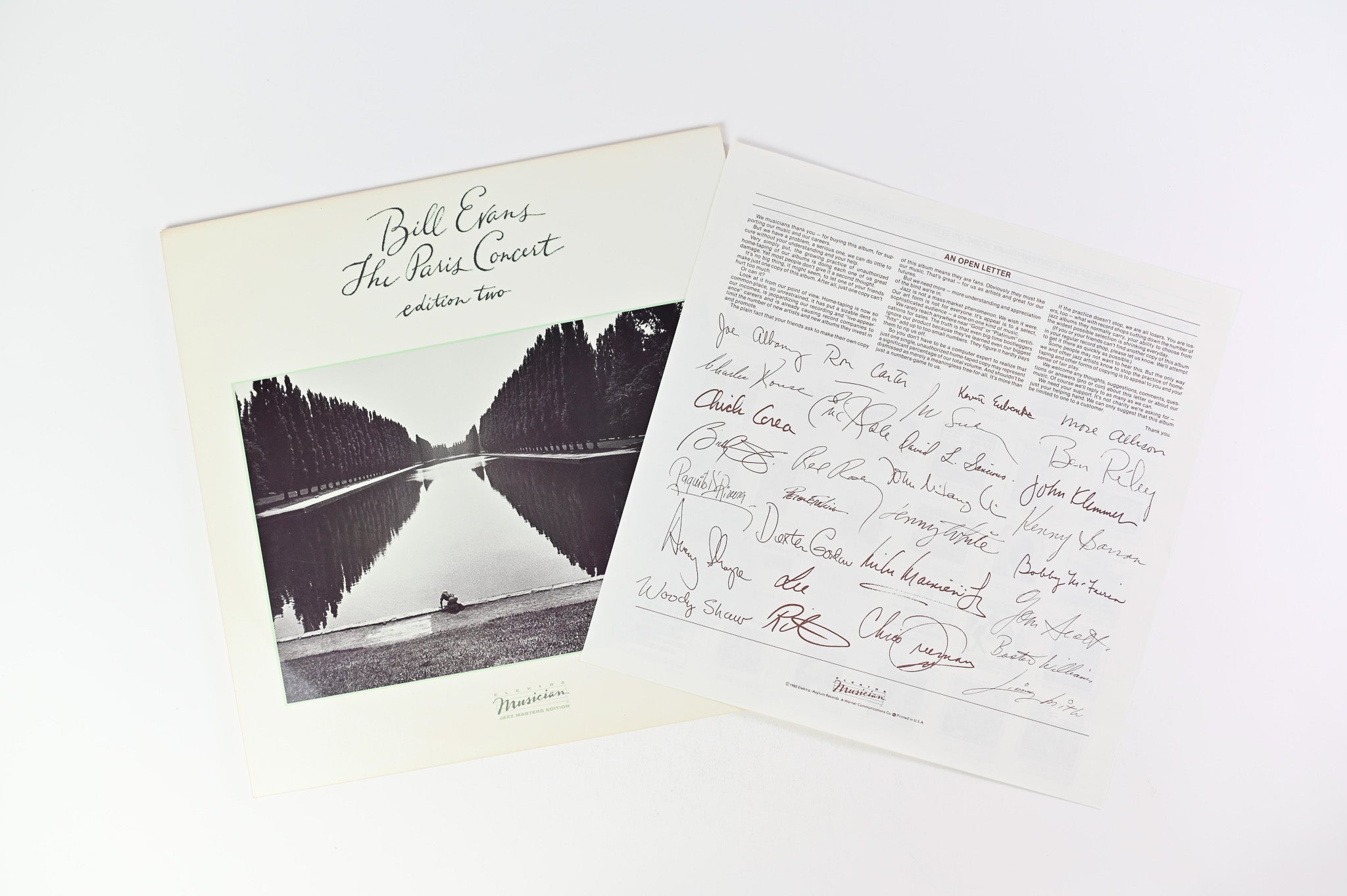 Bill Evans - The Paris Concert (Edition Two) on Elektra Musicians Promo