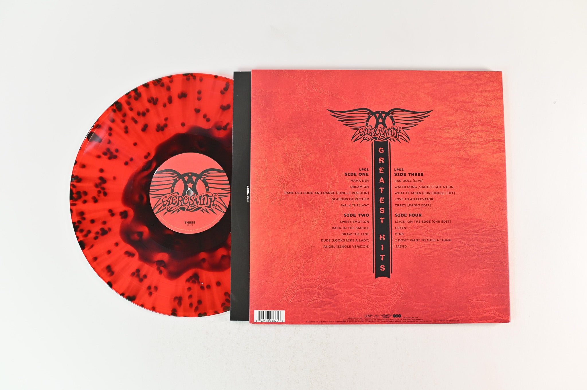 Aerosmith - Greatest Hits on UME Red with Black Ghostly Vinyl