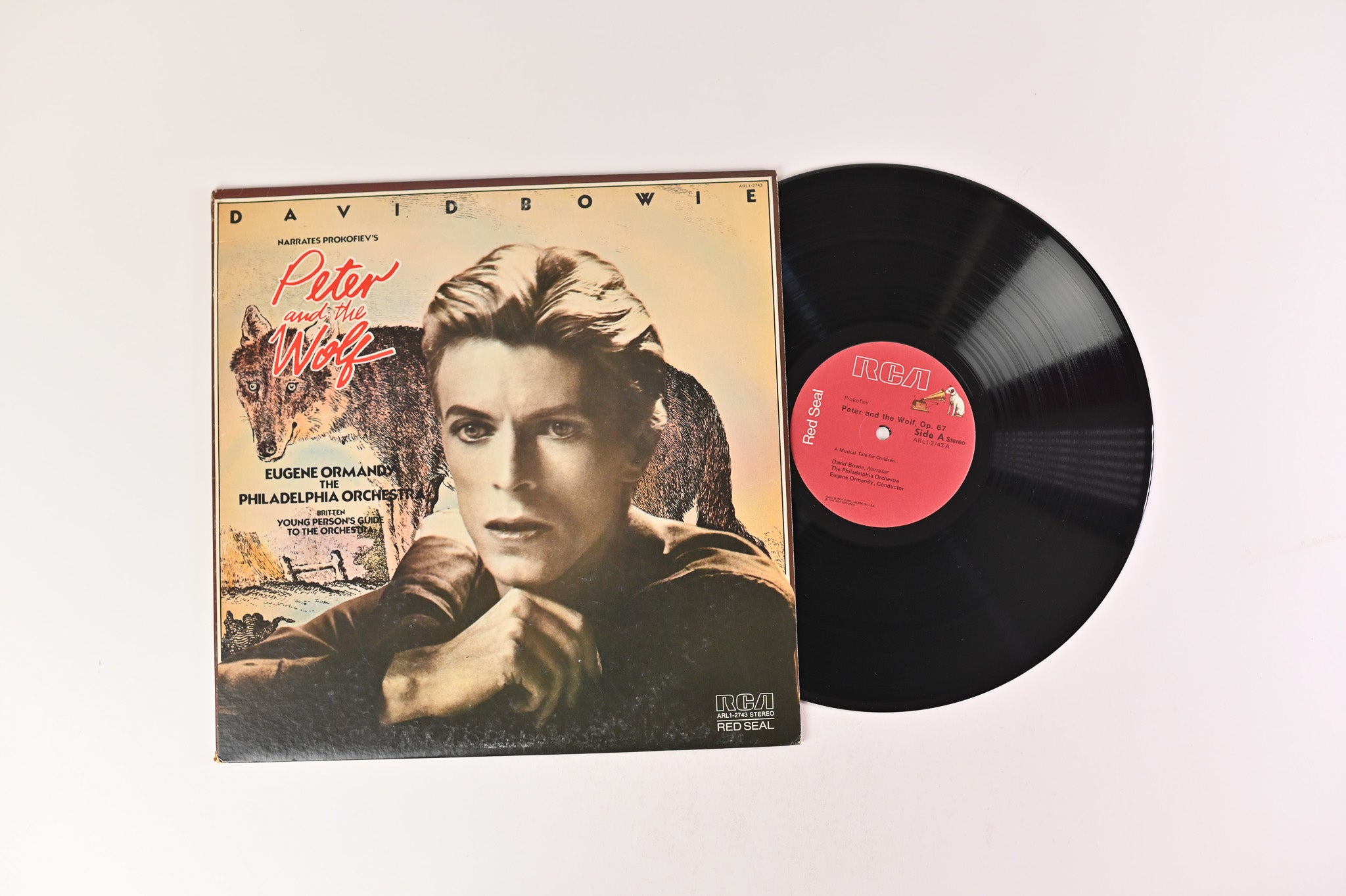 David Bowie - Peter And The Wolf / Young Person's Guide To The Orchestra on RCA Red Seal