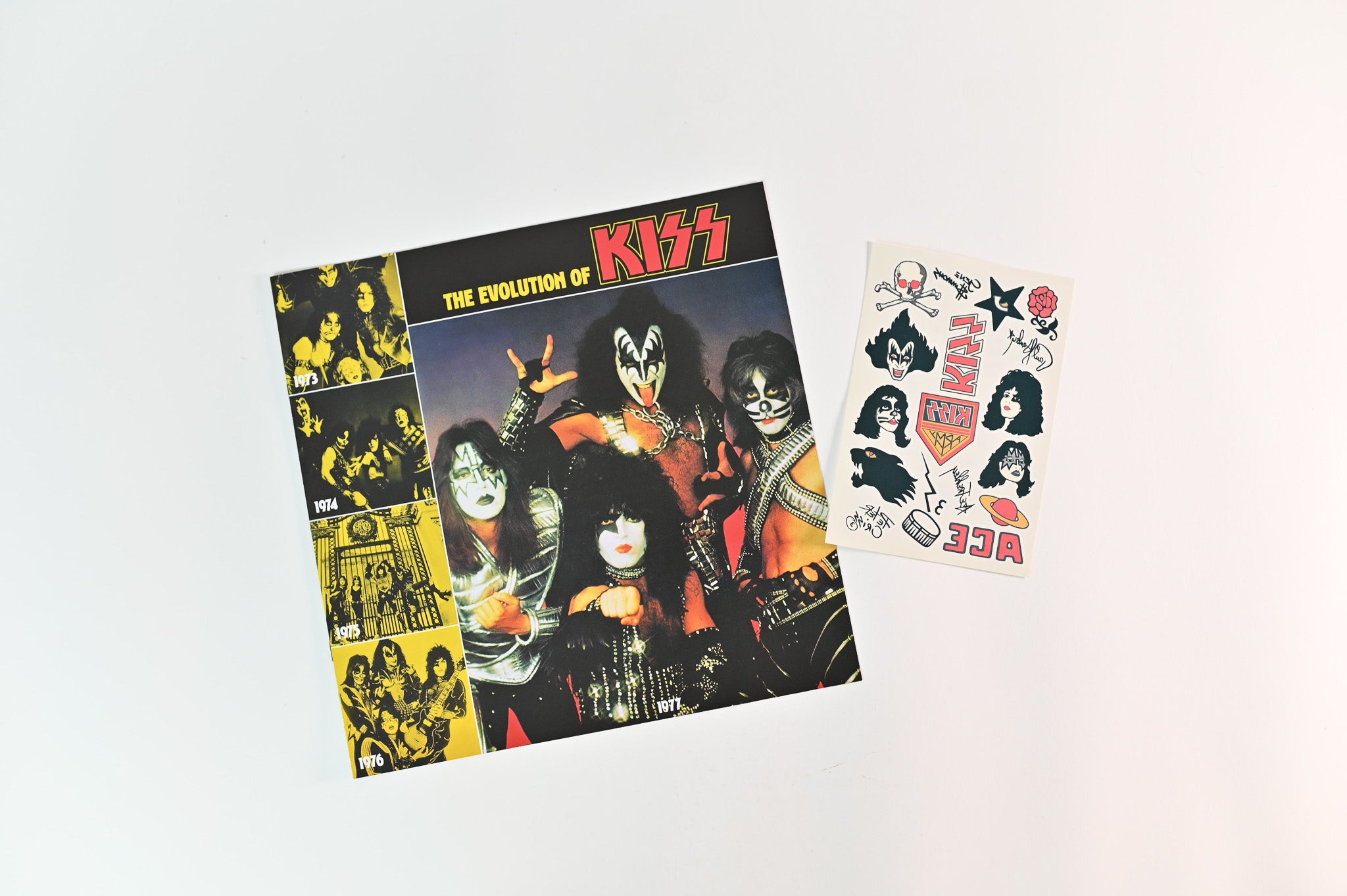 Kiss - Alive II on Casablanca Limited Reissue Red, White & Blue Splatt