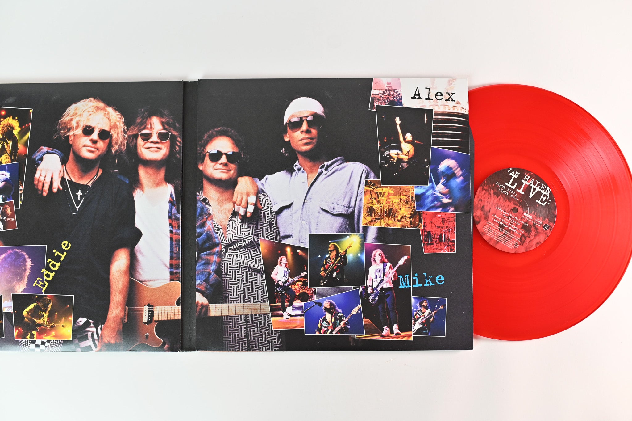 Van Halen - Live: Right Here, Right Now. on Rhino/Warner Records RSD Reissue Red Vinyl