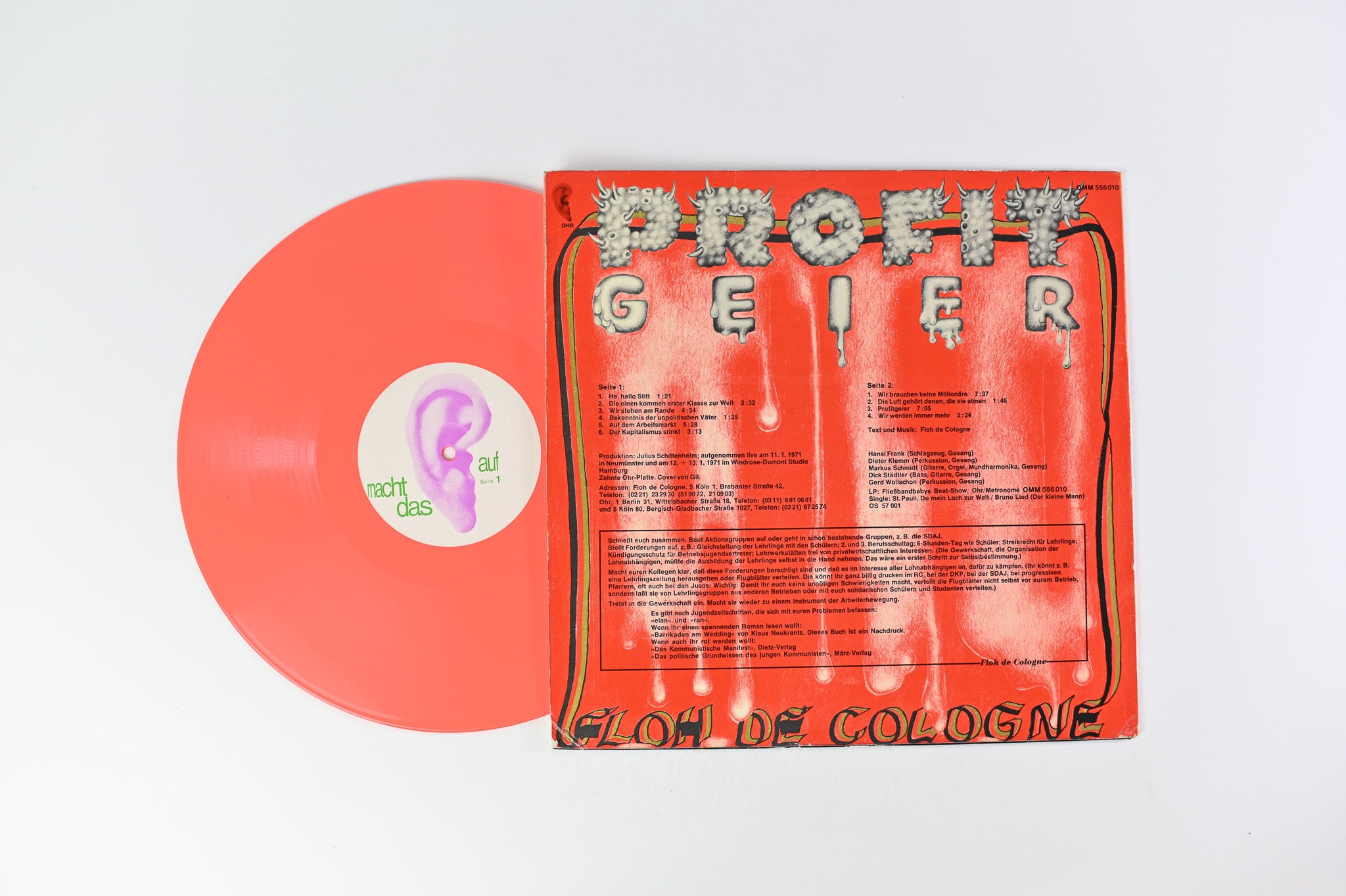 Floh De Cologne - Rockoper Profitgeier on Ohr Red Vinyl
