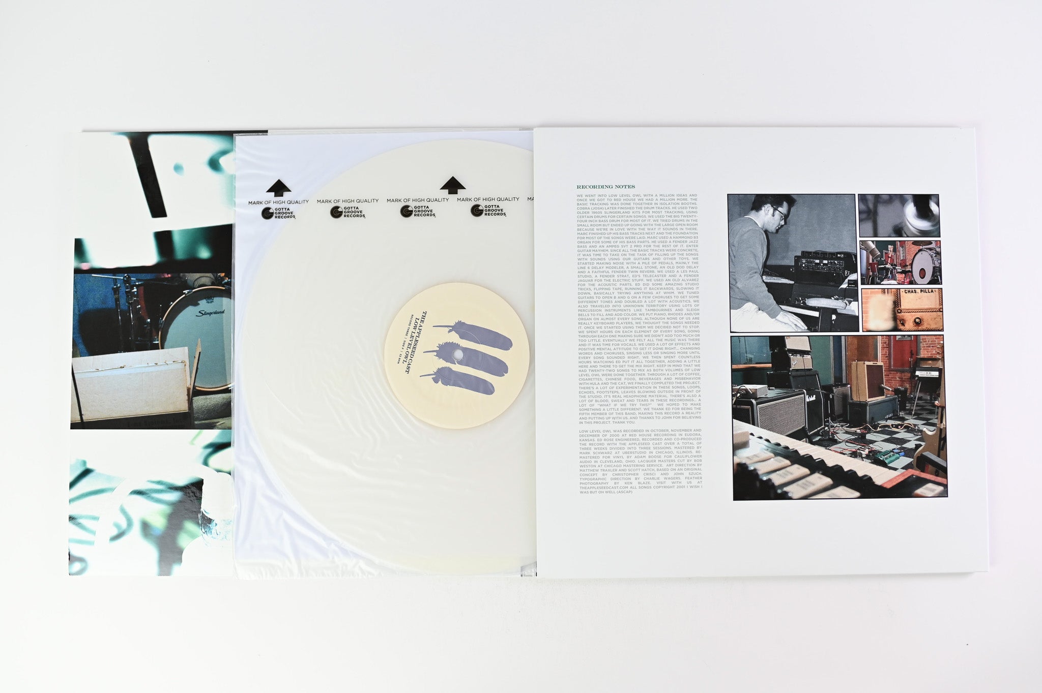 The Appleseed Cast - Low Level Owl: Volumes I + II on Deep Elm Natural Colored Vinyl