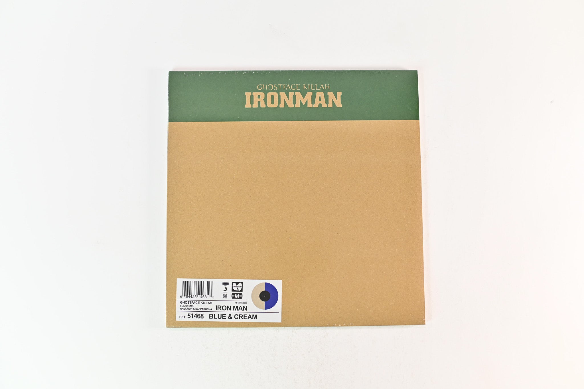 Ghostface Killah - Ironman (25th Anniversary Edition) on Get on Down Ltd Blue & Cream Vinyl Reissue Sealed