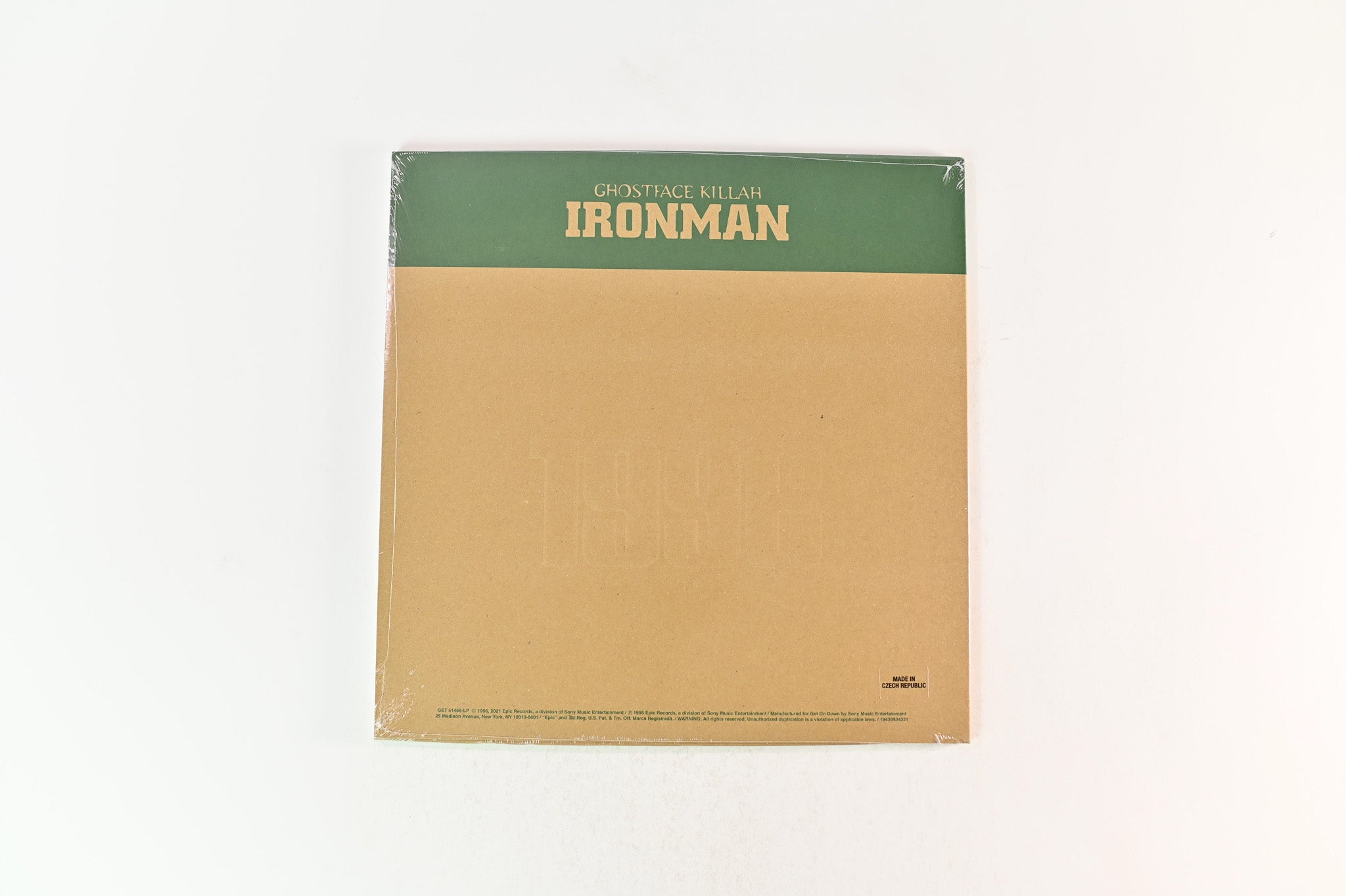 Ghostface Killah - Ironman (25th Anniversary Edition) on Get on Down Ltd Blue & Cream Vinyl Reissue Sealed