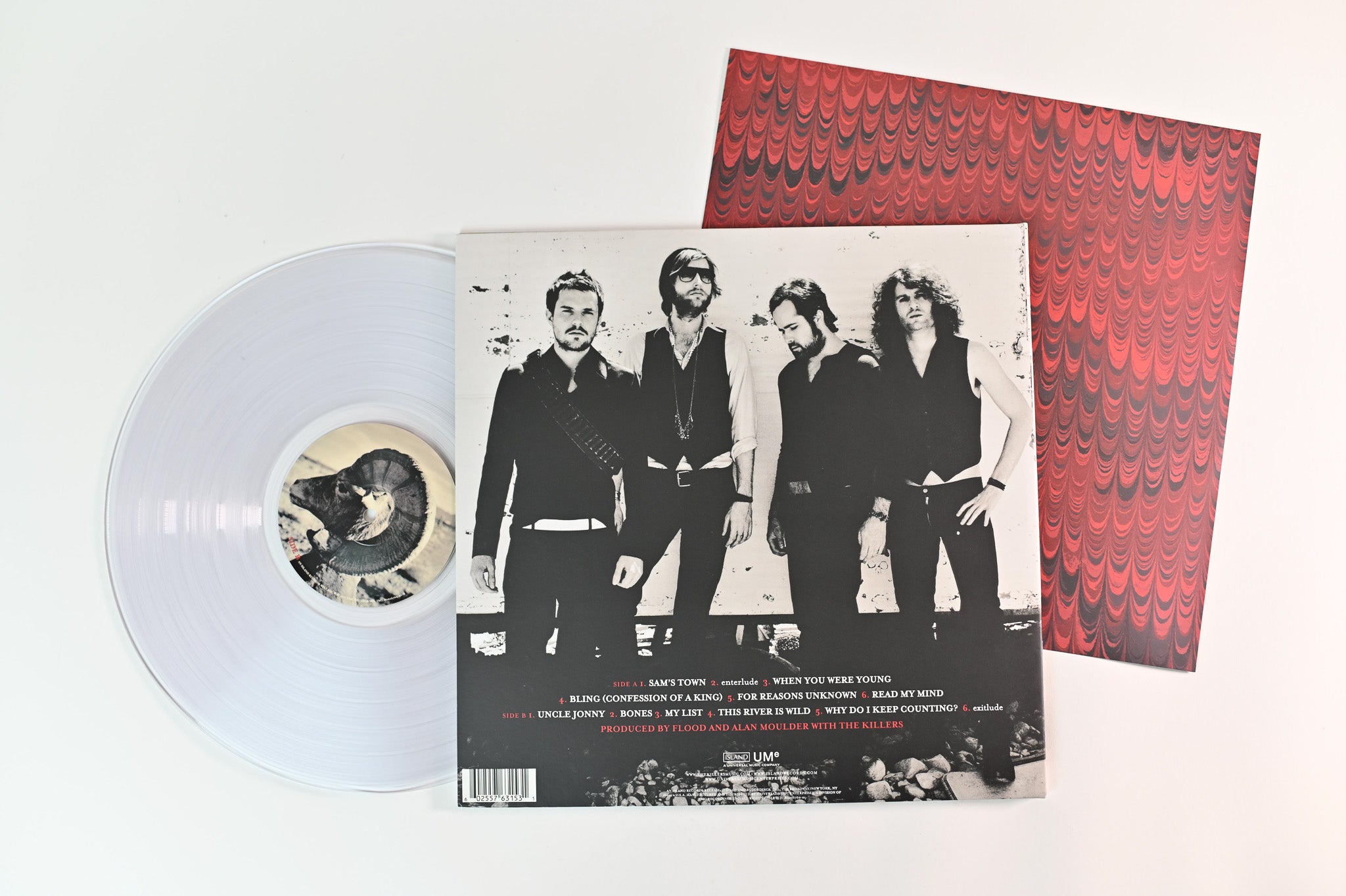 The Killers - Sam's Town on Island Records Reissue Clear Vinyl