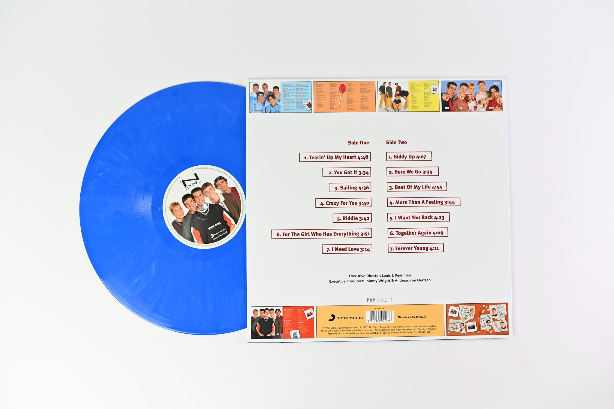 NSYNC - 'N Sync Music on Vinyl Numbered Blue Vinyl Reissue