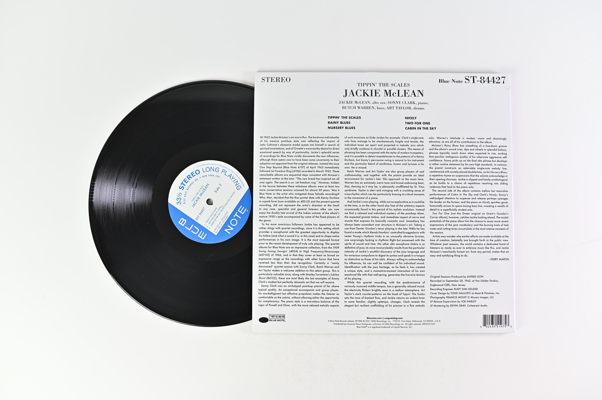 Jackie McLean - Tippin' The Scales on Blue Note Tone Poet Series Reissue