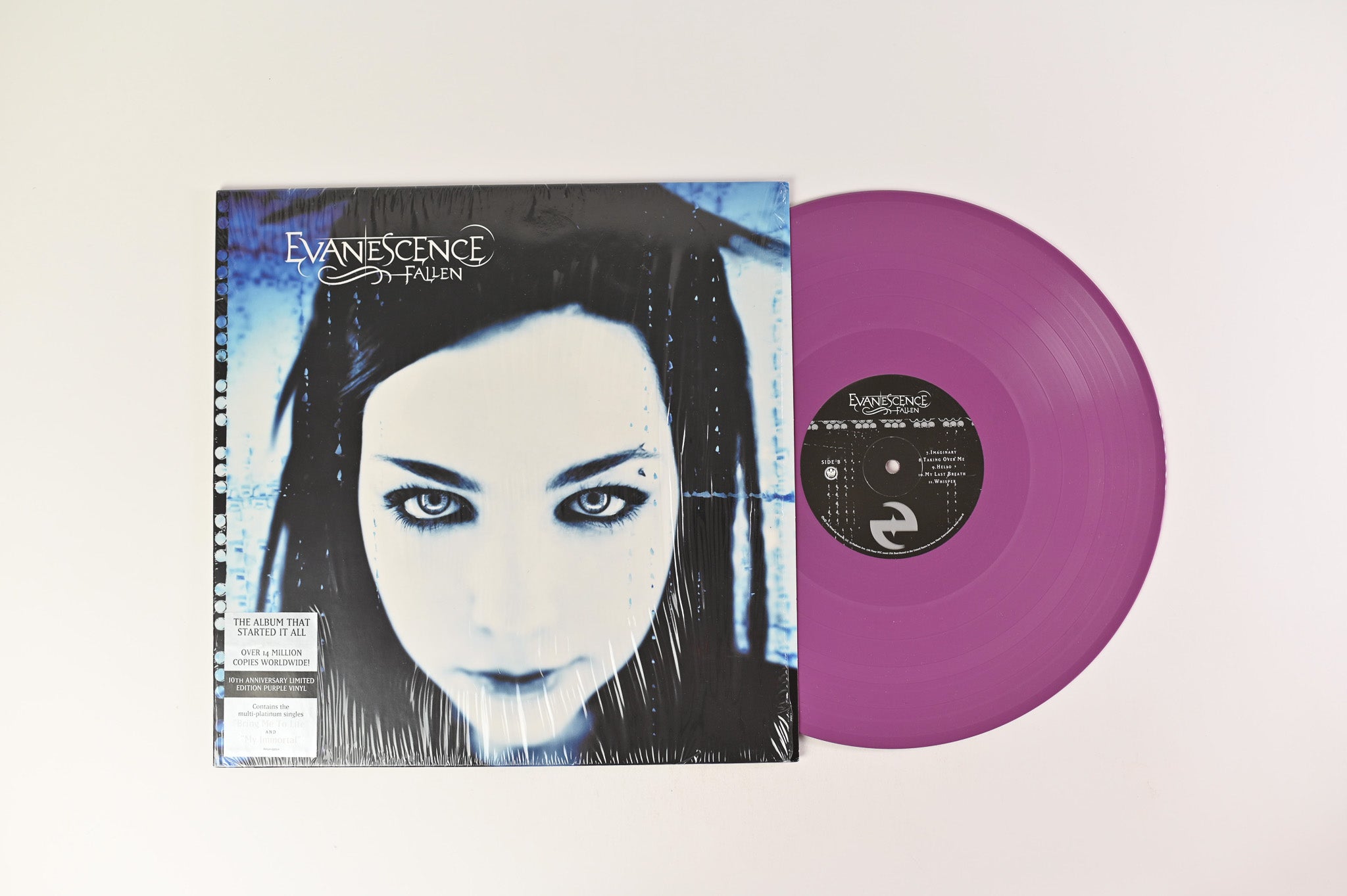 Evanescence - Fallen on Wind Up Ltd Purple Vinyl Reissue