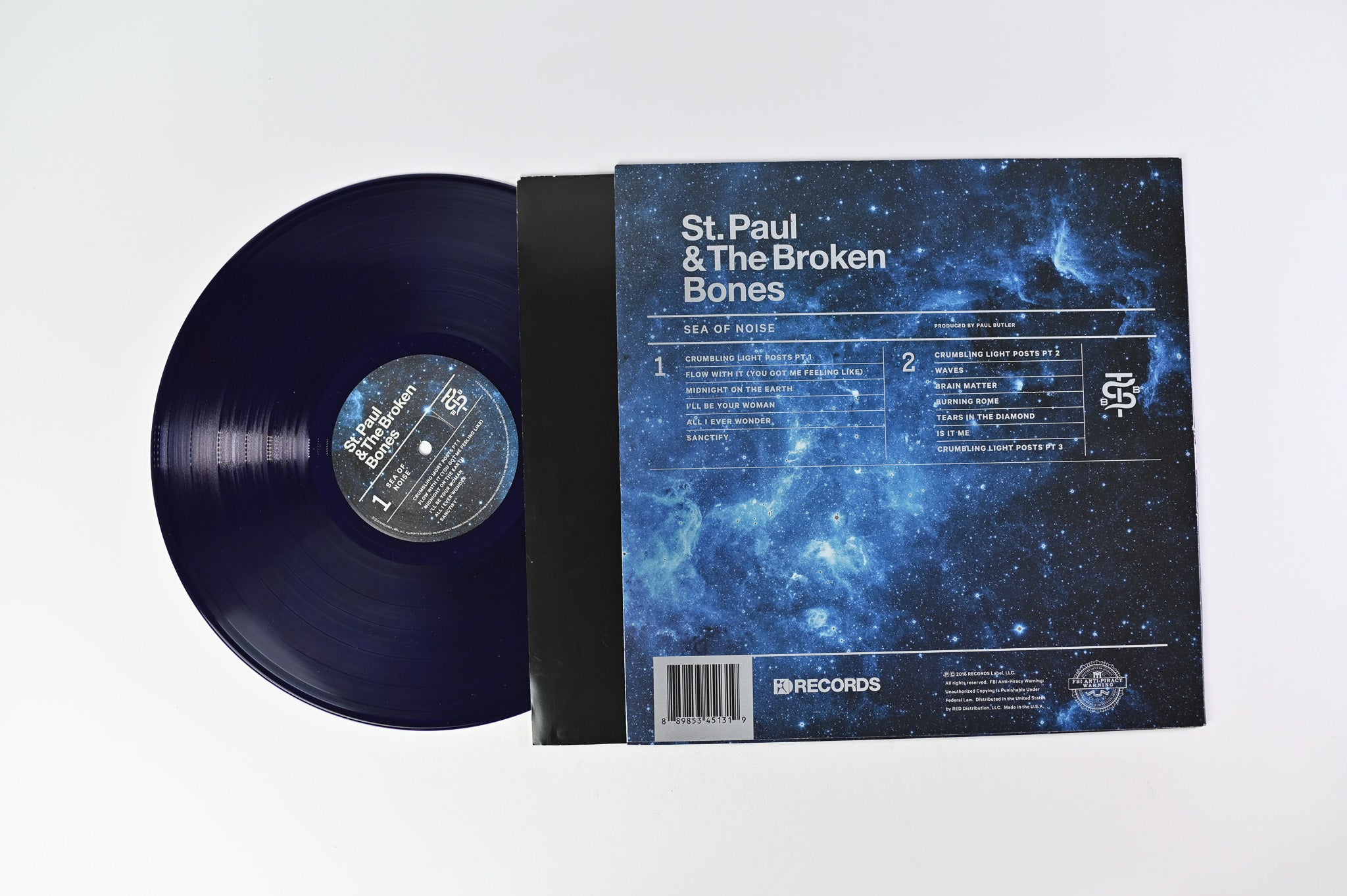 St. Paul & The Broken Bones - Sea Of Noise on Records Label Ltd Dark Purple Translucent