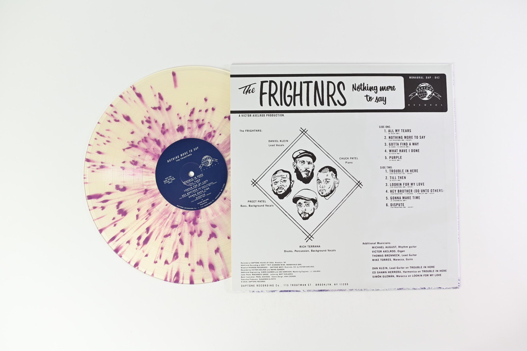 The Frightnrs - Nothing More To Say on Daptone Limited Clear With Purple Splatter