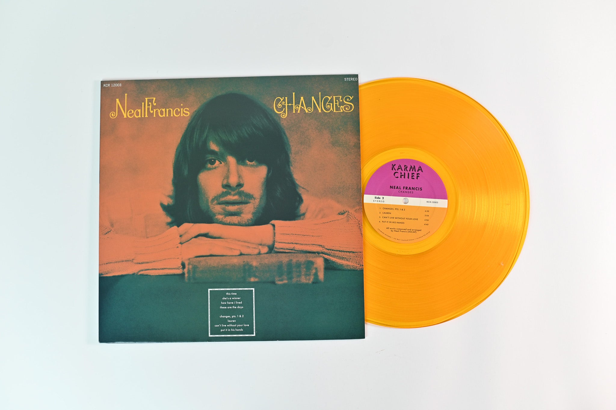Neal Francis - Changes on Karma Chief/Colemine Records Gold Vinyl