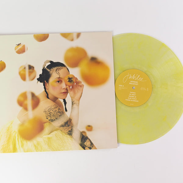 Japanese Breakfast - Jubilee on Dead Oceans - Clear w/ Yellow Swirl Co