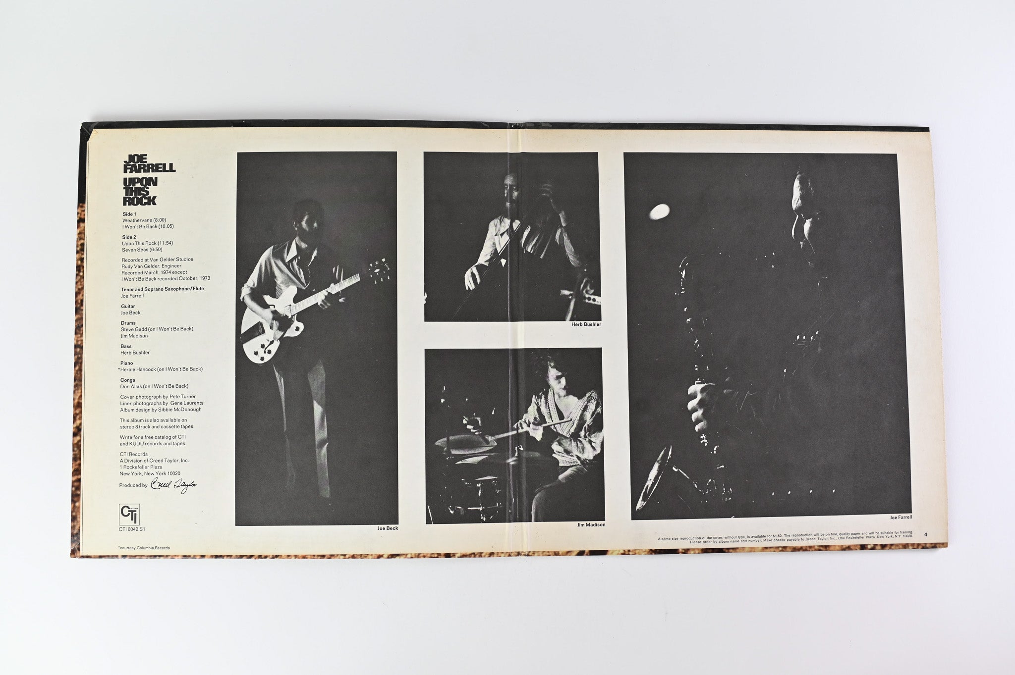 Joe Farrell - Upon This Rock on CTI Records