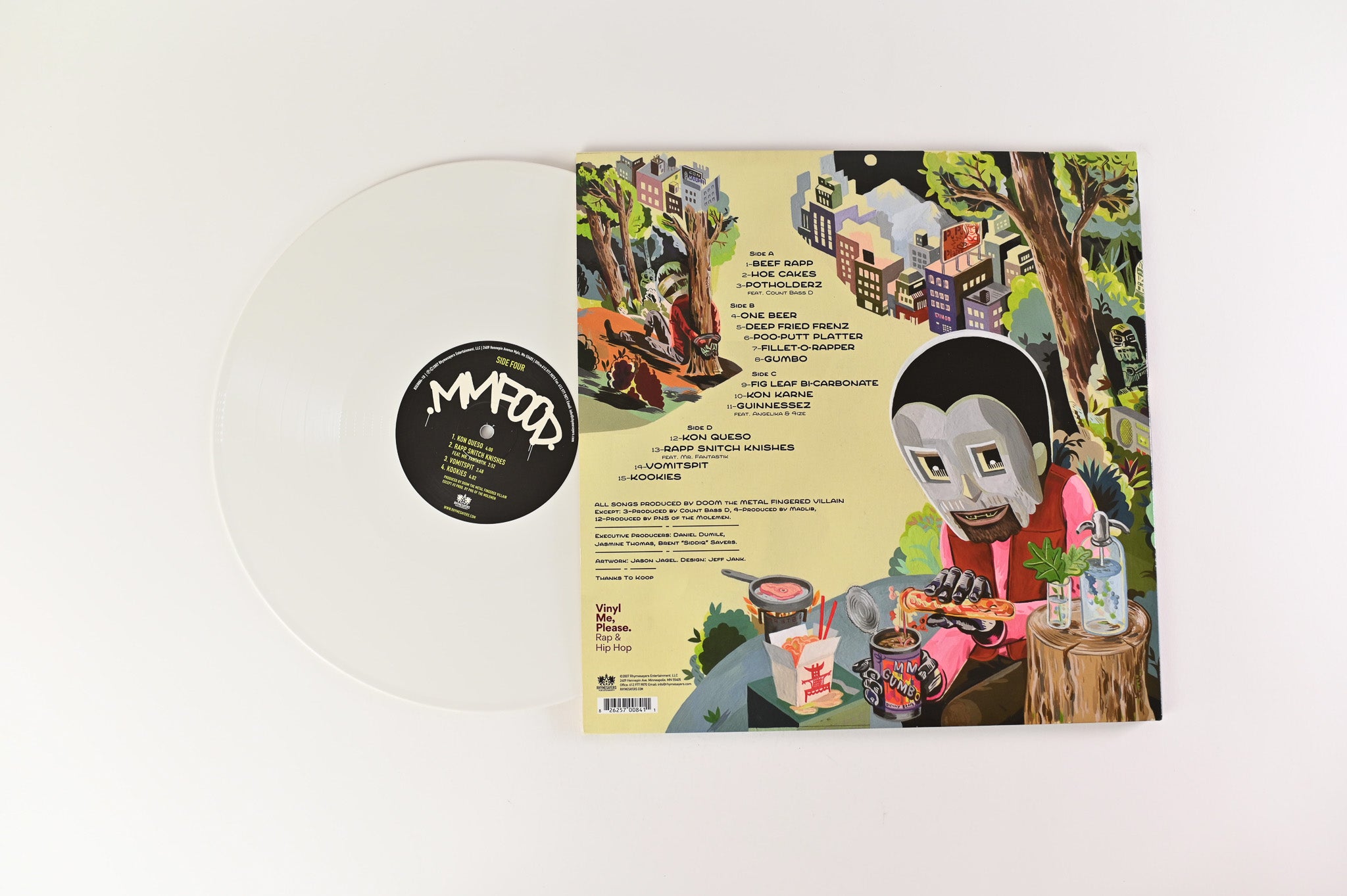 MF Doom - MM..Food on Rhymesayers Entertainment - Green & White Vinyl - Vinyl Me, Please Edition