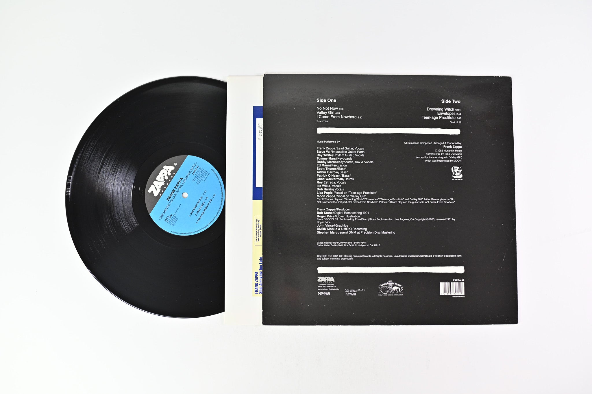 Frank Zappa - Ship Arriving Too Late To Save A Drowning Witch on Zappa UK Reissue