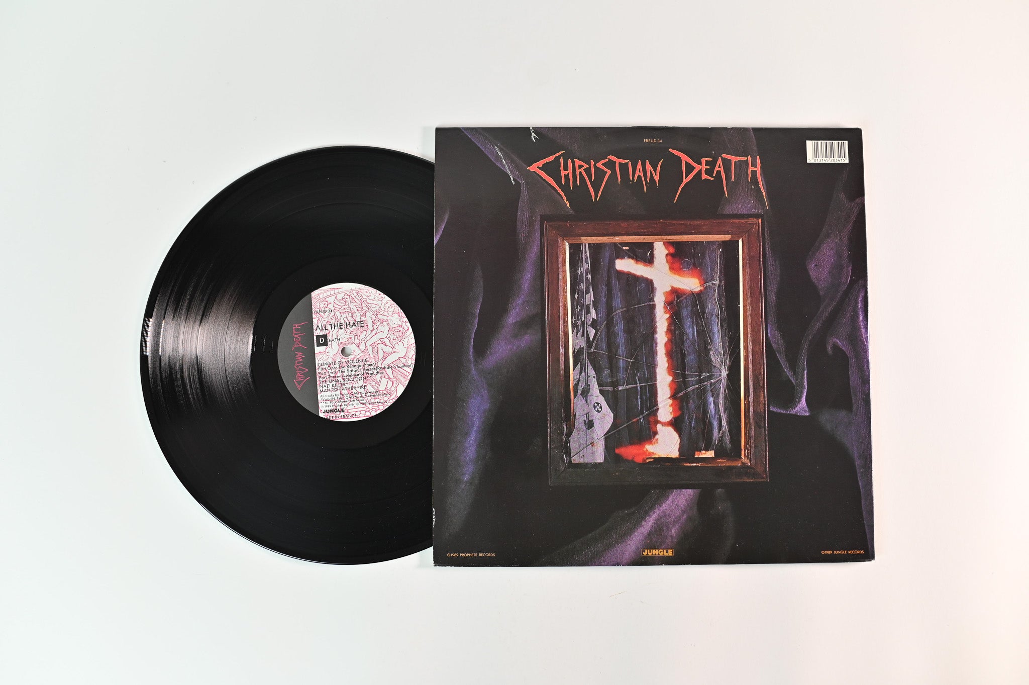 Christian Death - All The Love All The Hate (Part Two: All The Hate) on Jungle Records