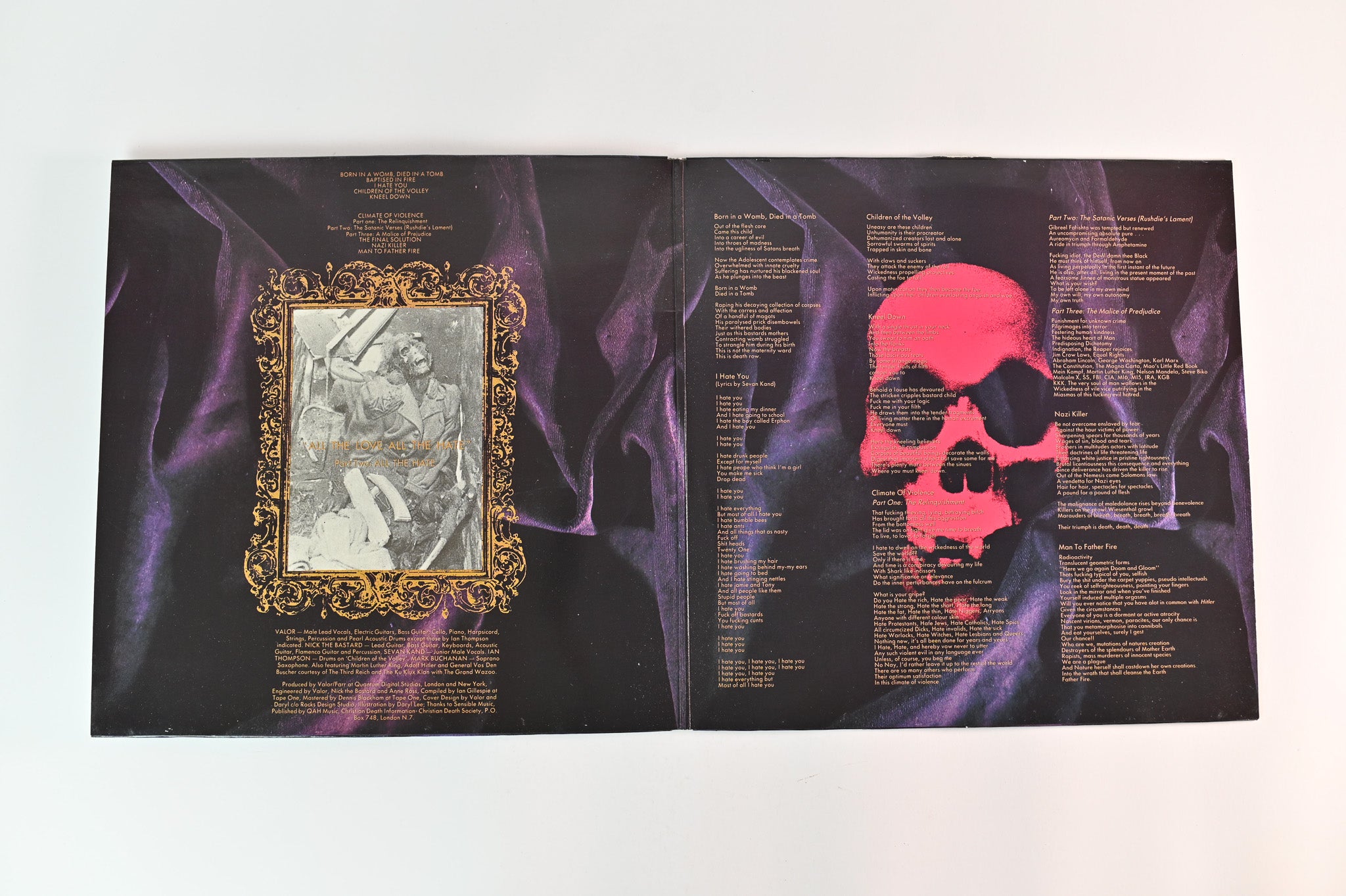 Christian Death - All The Love All The Hate (Part Two: All The Hate) on Jungle Records