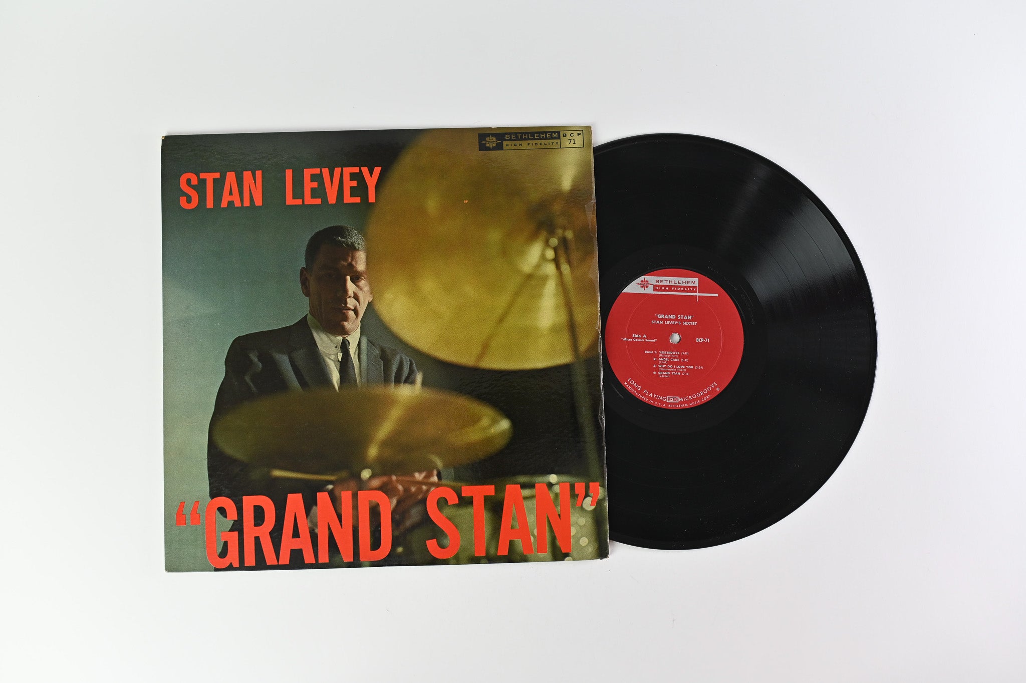 Stan Levey - Grand Stan on Bethlehem Mono Deep Groove