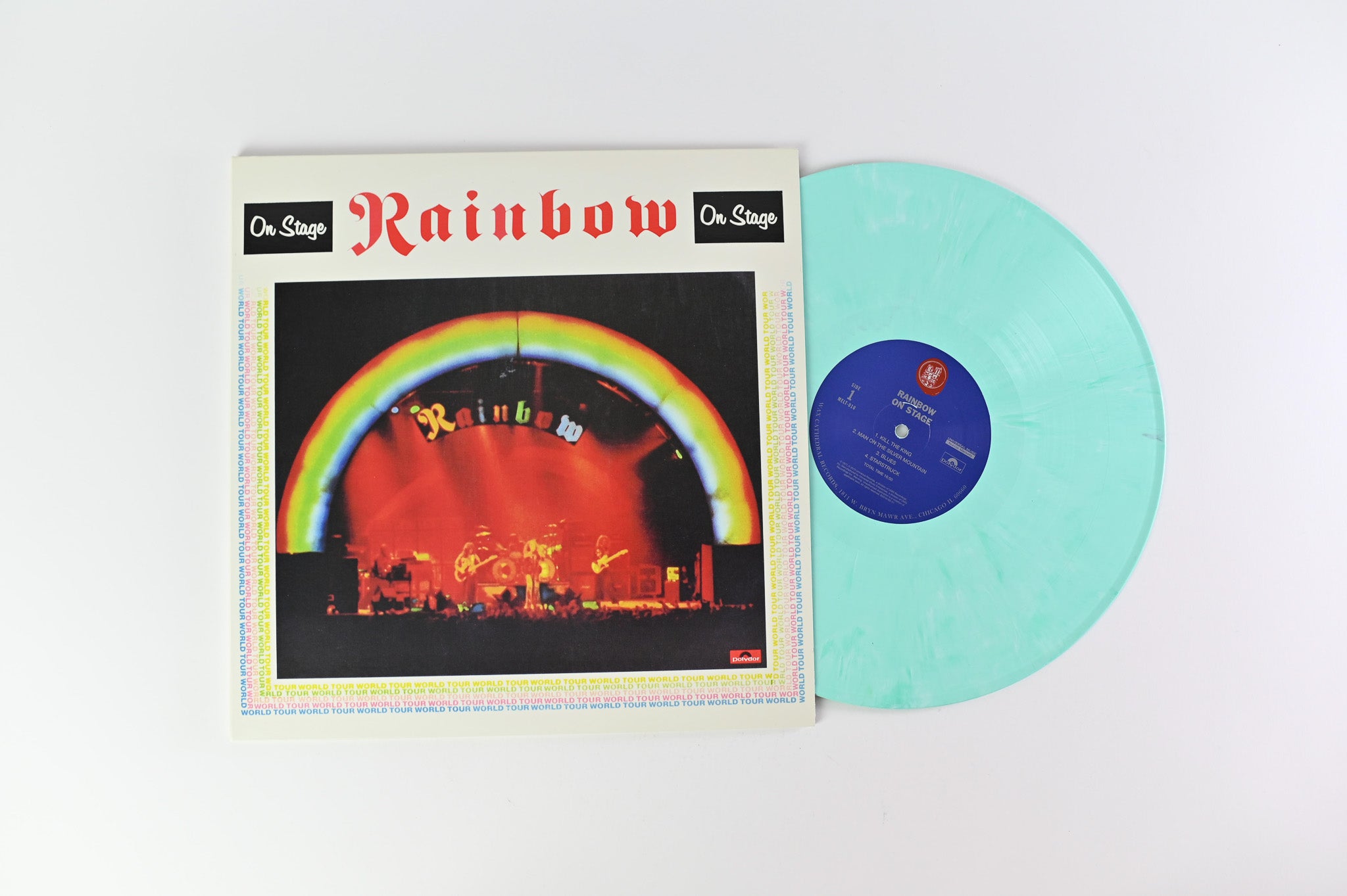 Rainbow - On Stage on Wax Cathedral - Marbled Mint Green Vinyl