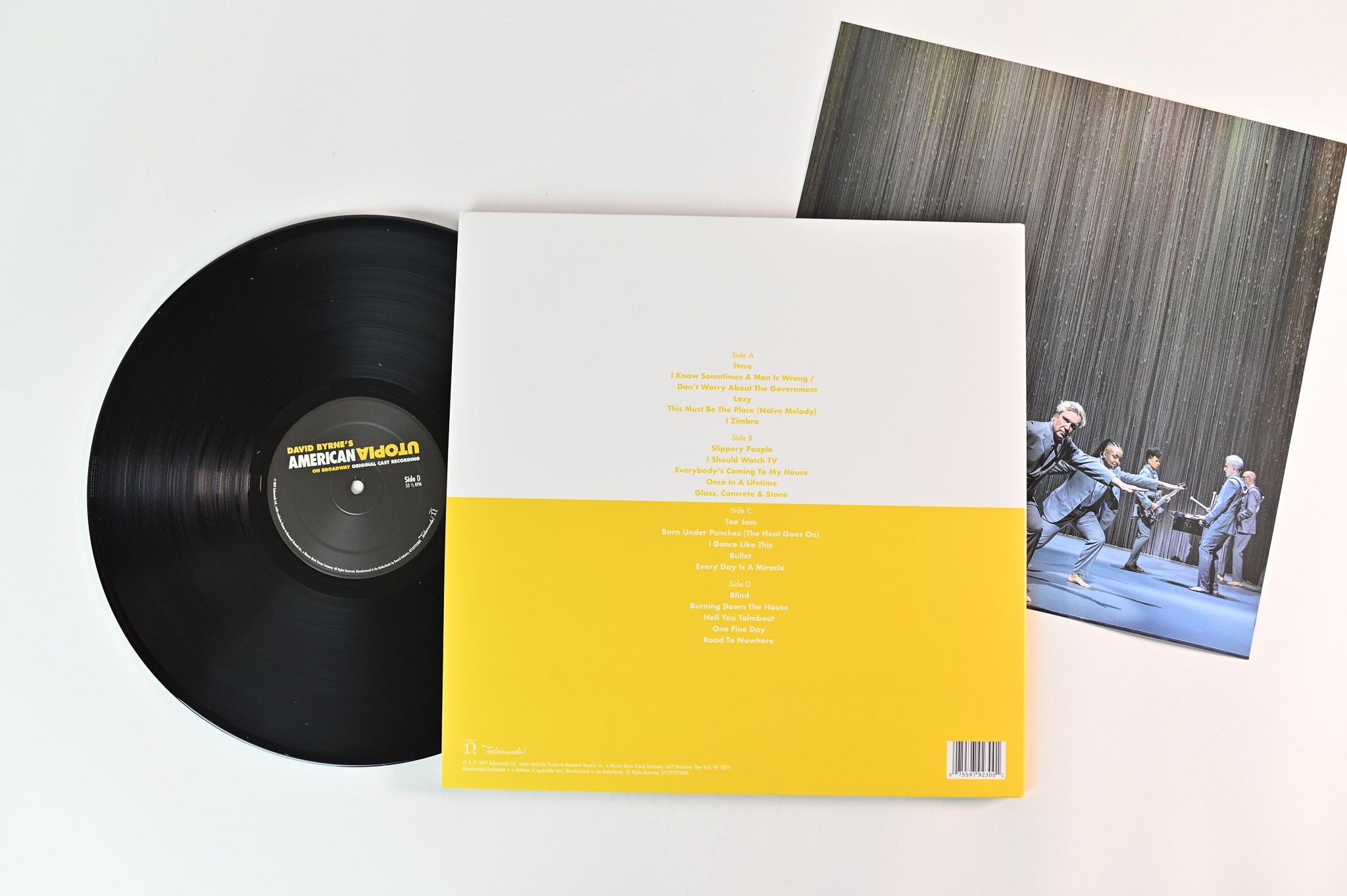 David Byrne - David Byrne's American Utopia On Broadway (Original Cast Recording) on Todomundo / Nonesuch