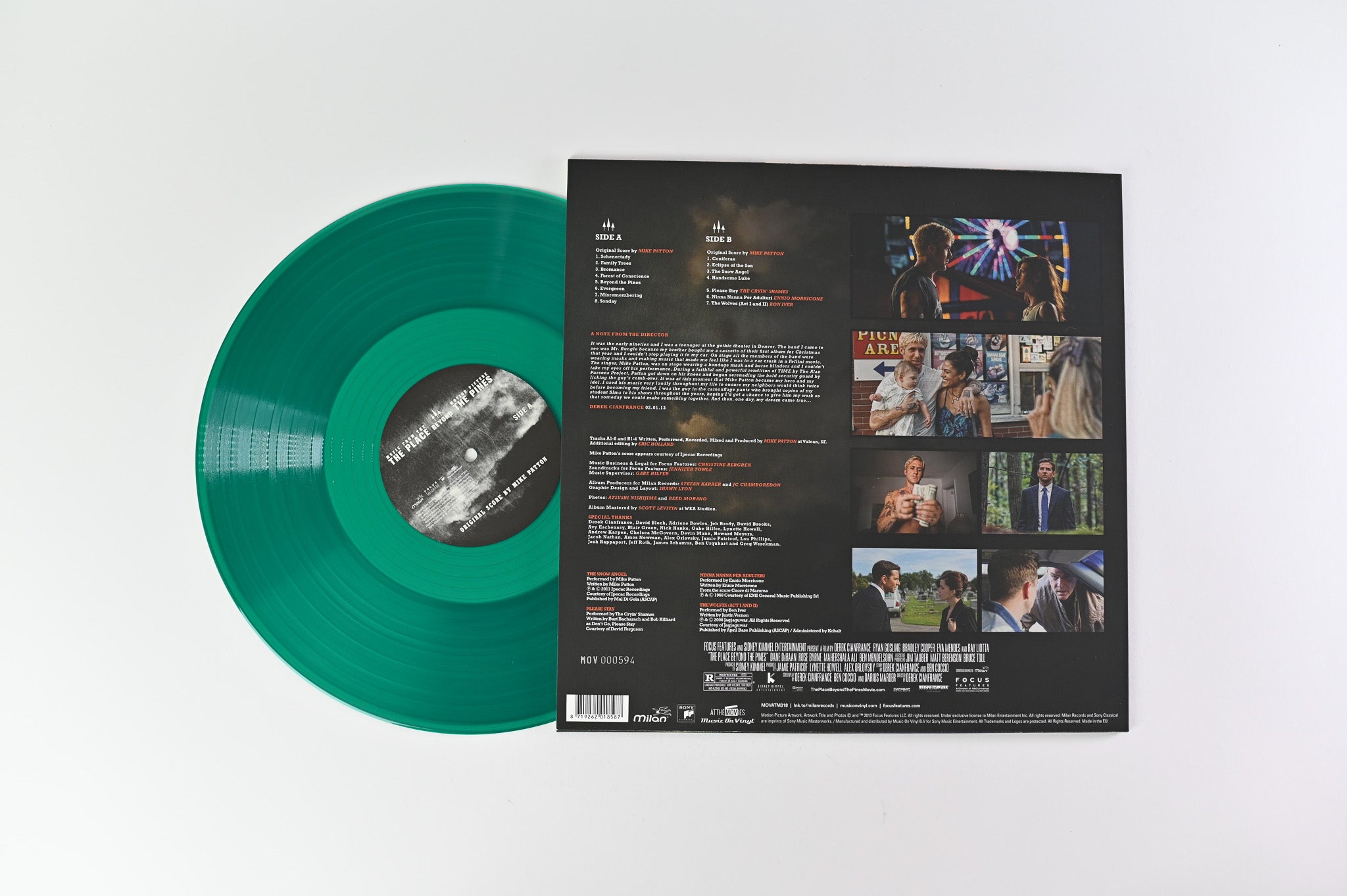 Mike Patton - The Place Beyond The Pines (Music From The Motion Picture) on Music On Vinyl - Green Vinyl