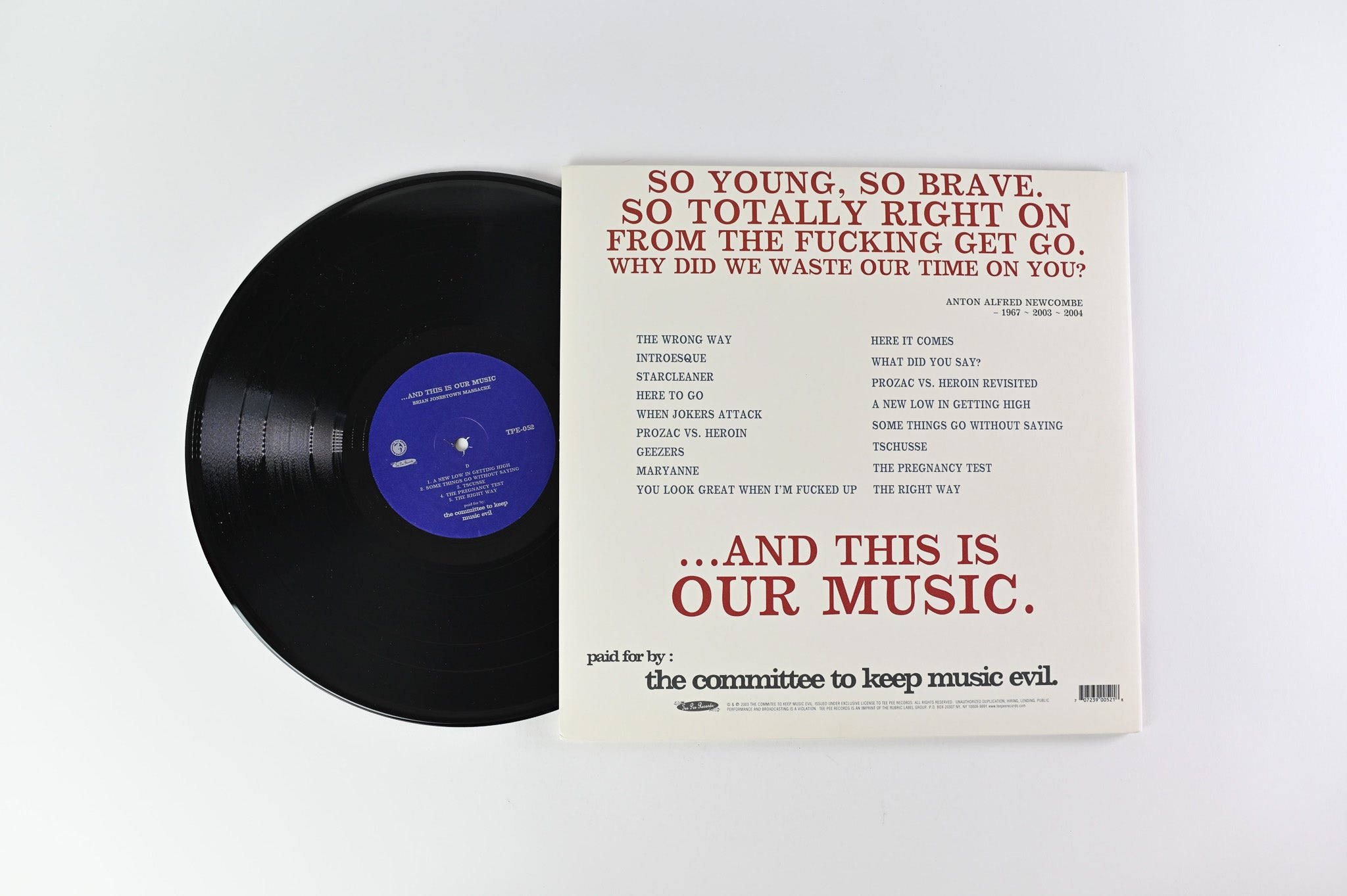 The Brian Jonestown Massacre - And This Is Our Music on Tee Pee Records