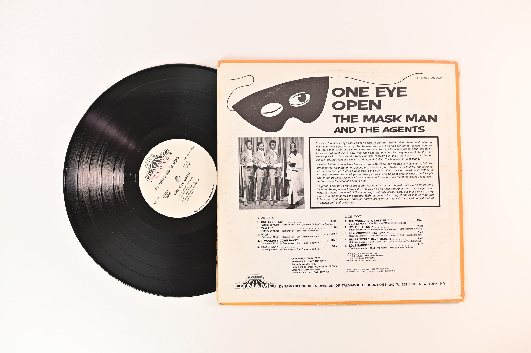 The Maskman And The Agents - One Eye Open on Dynamo Records - Promo